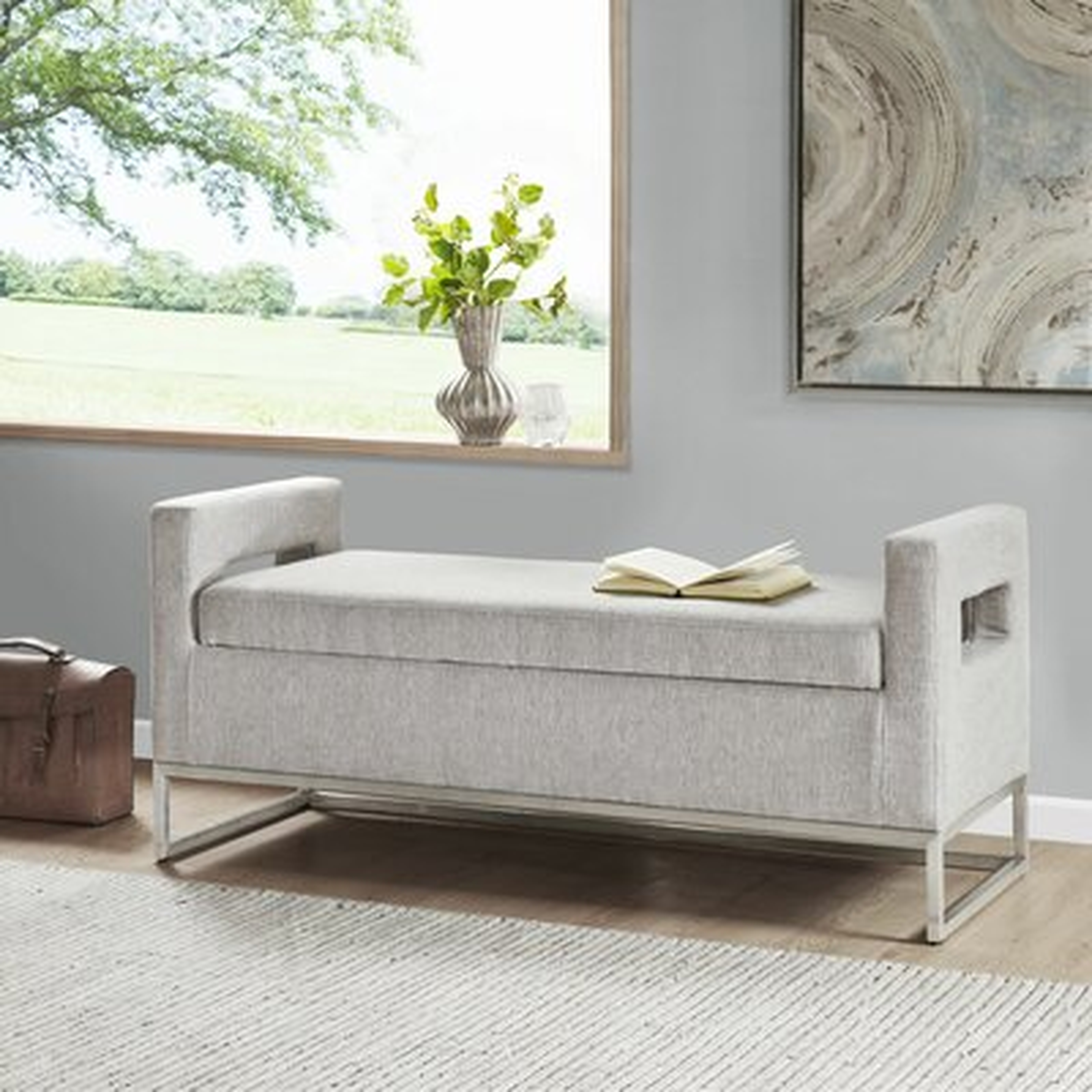 Pelton Upholstered Storage Bench - Wayfair