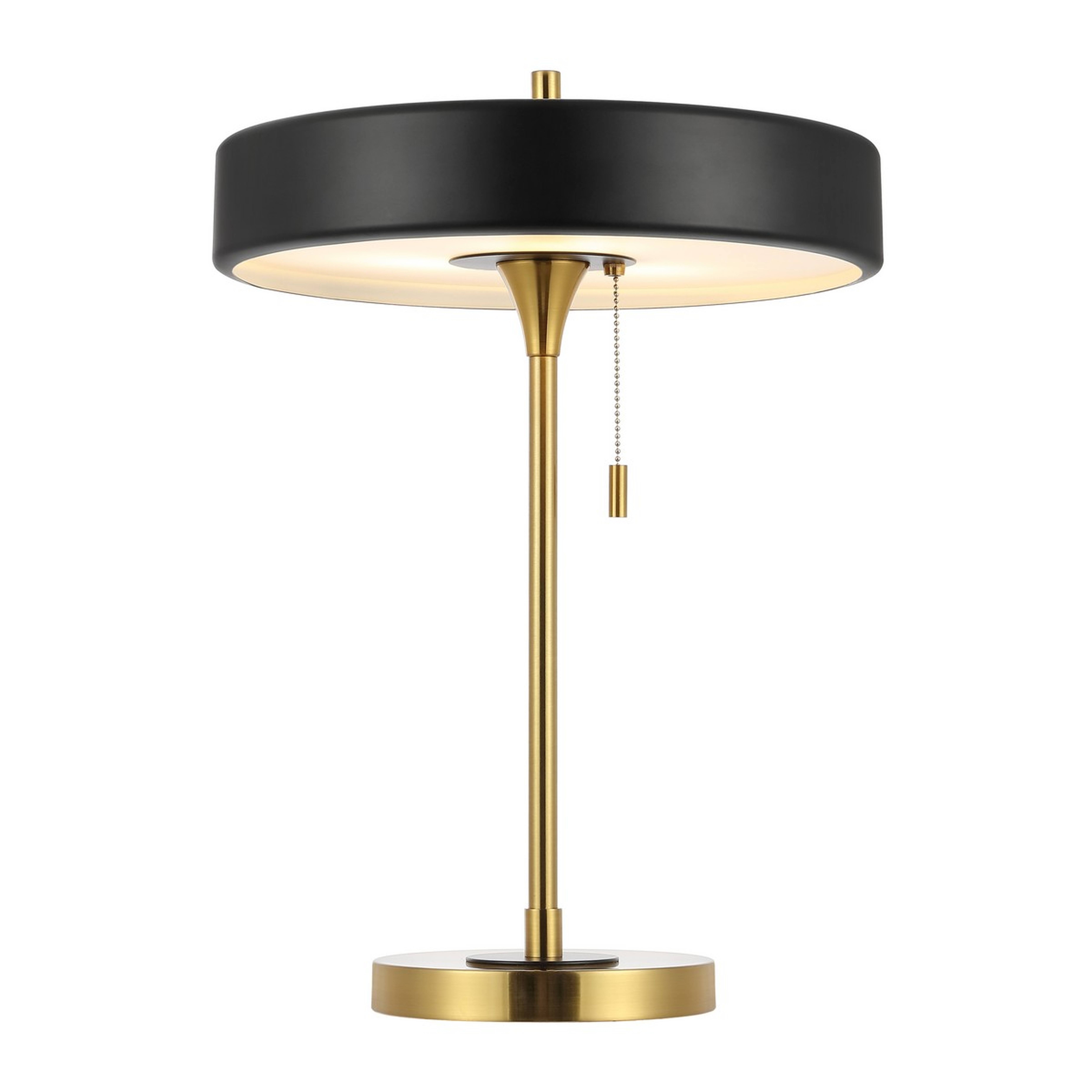 Decker 19.25 Inch Table Lamp - Black/Brass - Safavieh