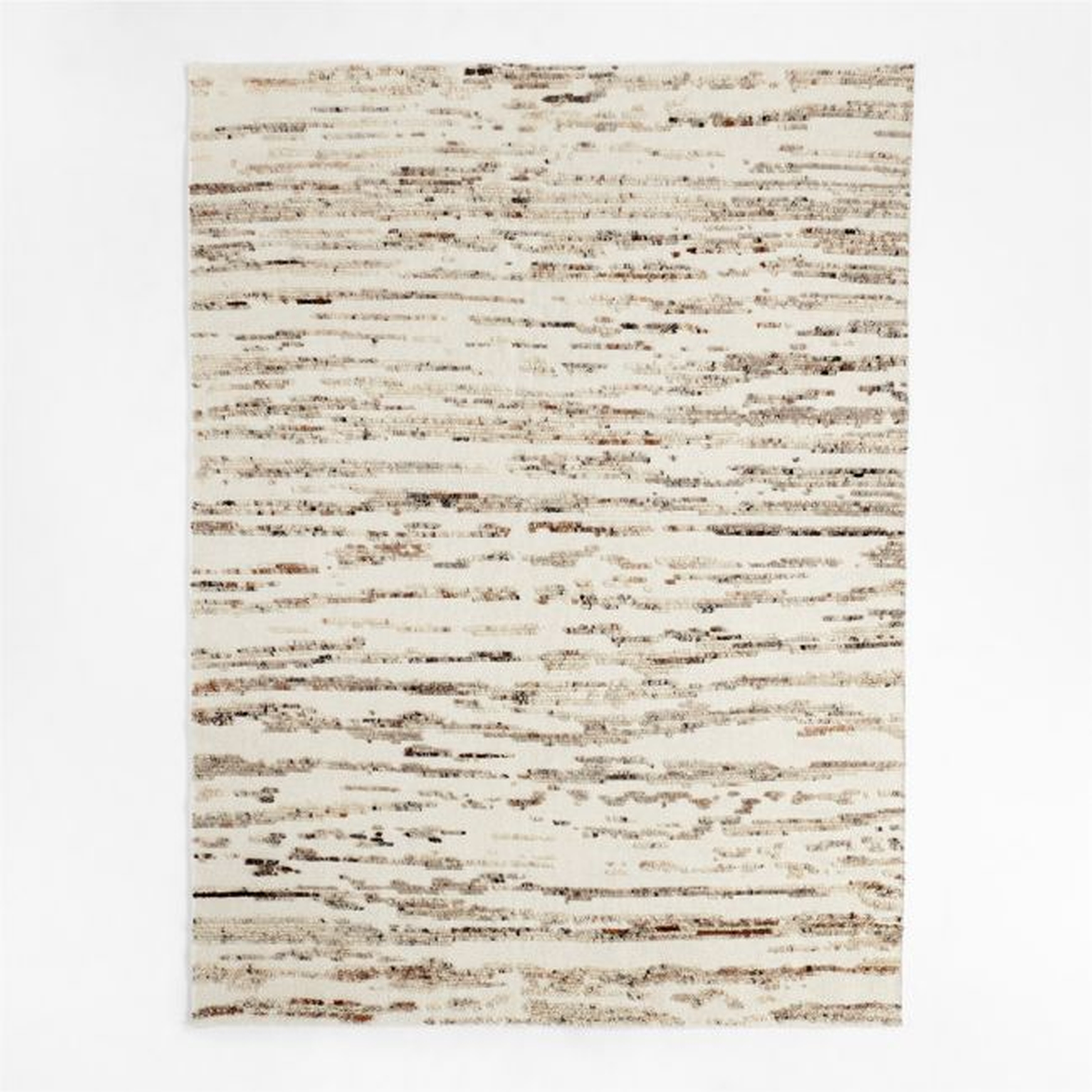 Bozeman Wool Hand-Knotted Taupe Area Rug 8'x10' - Crate and Barrel