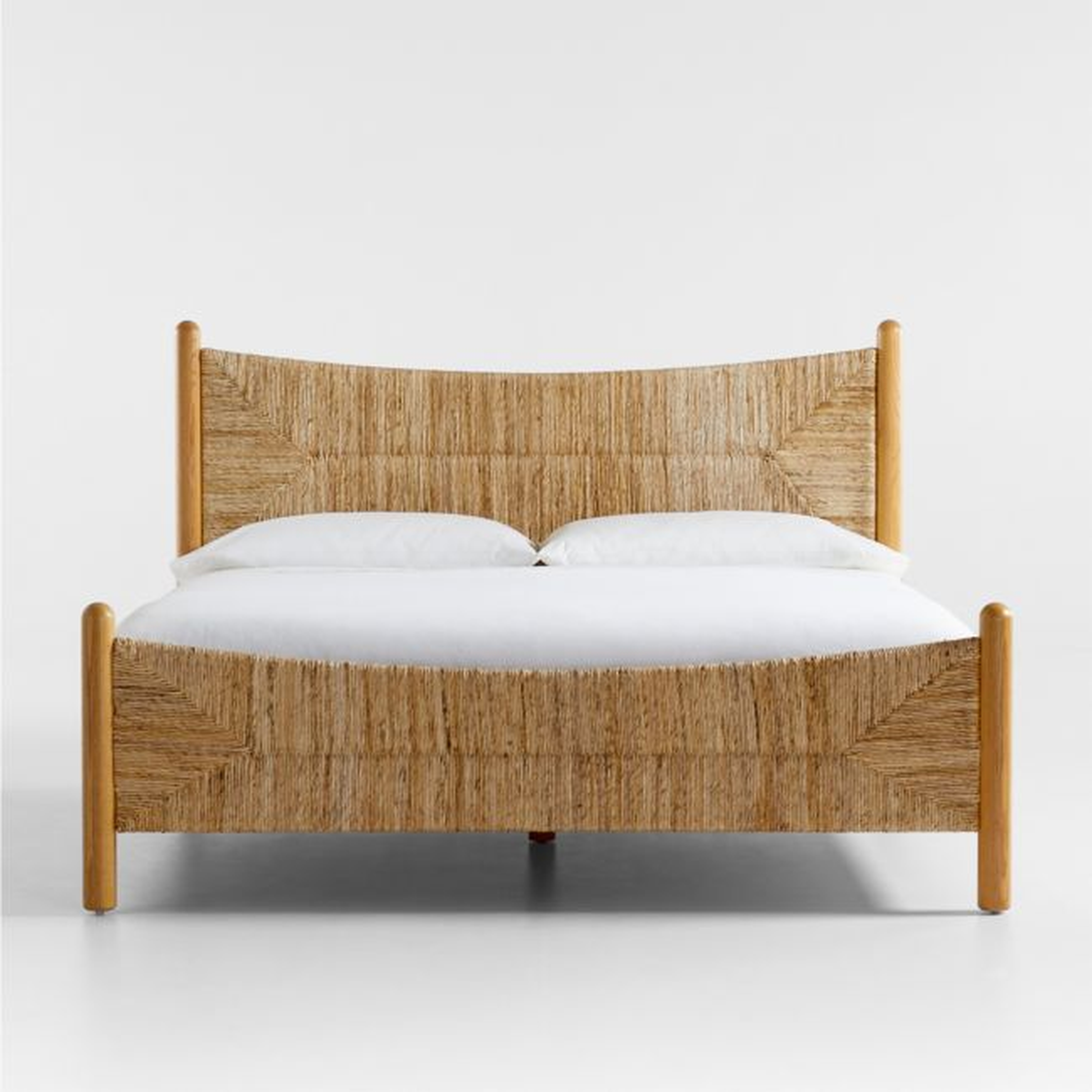 Rambler King Rush Woven Bed - Crate and Barrel