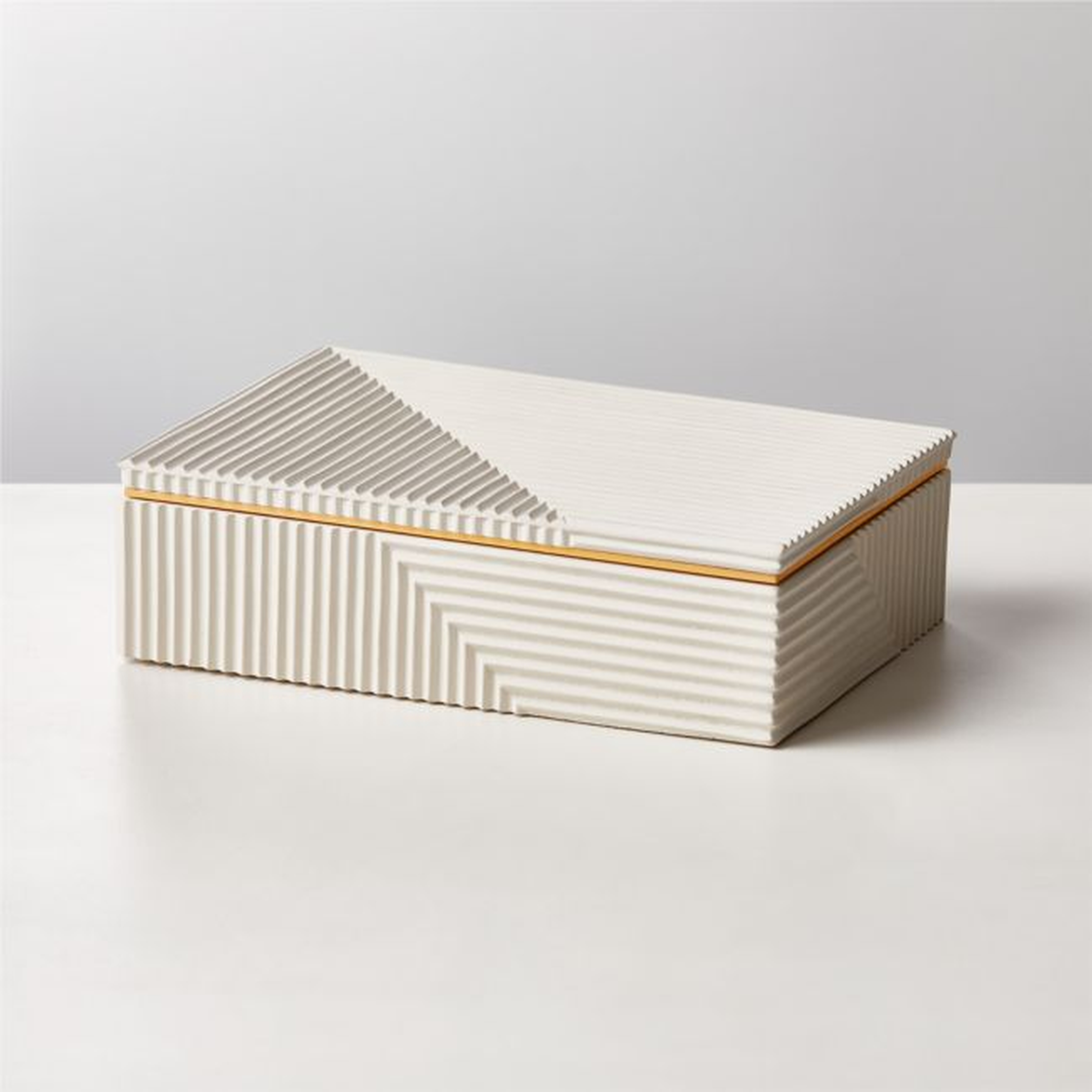Chelsea Cement Box Large - CB2
