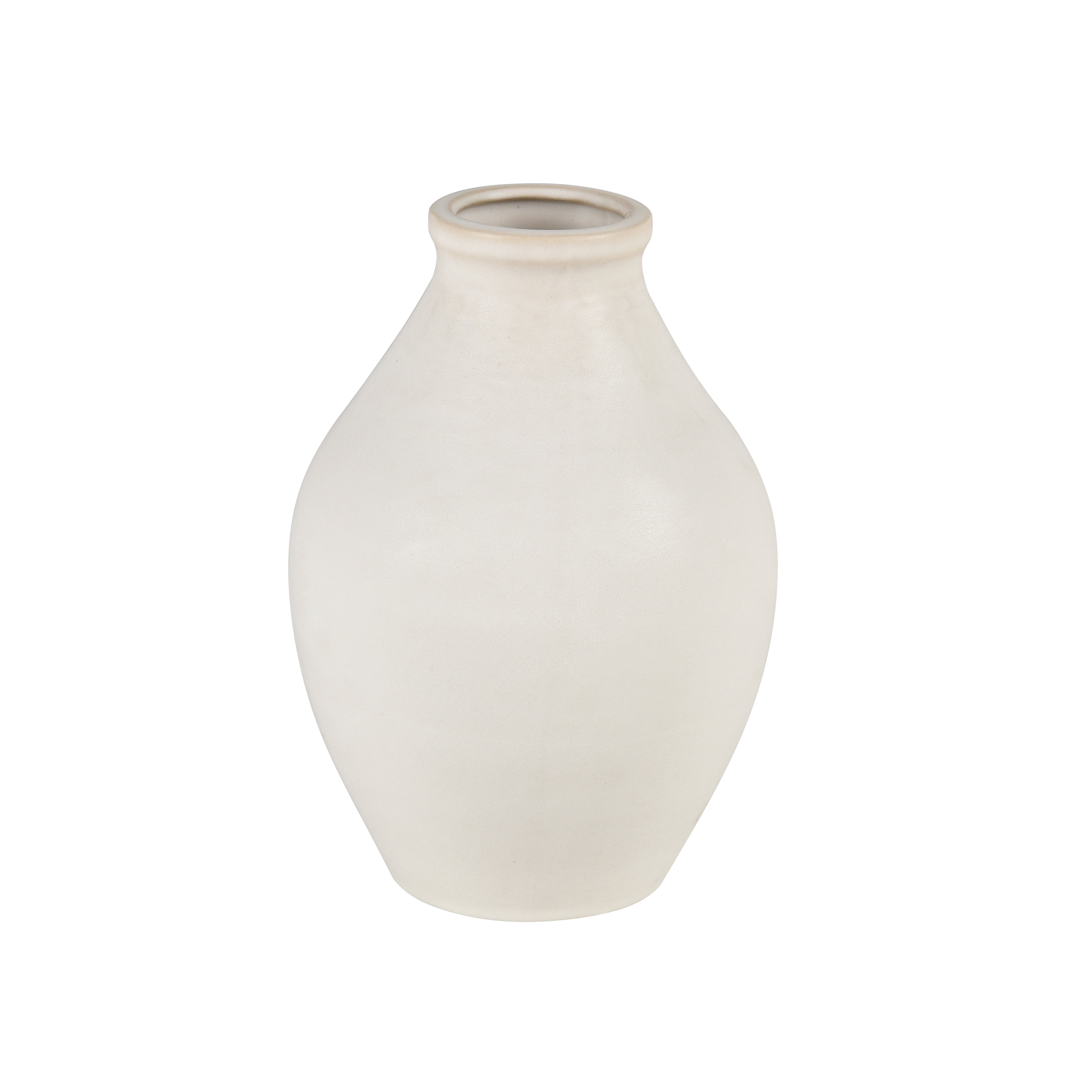 Faye Vase - Small White - Elk Home