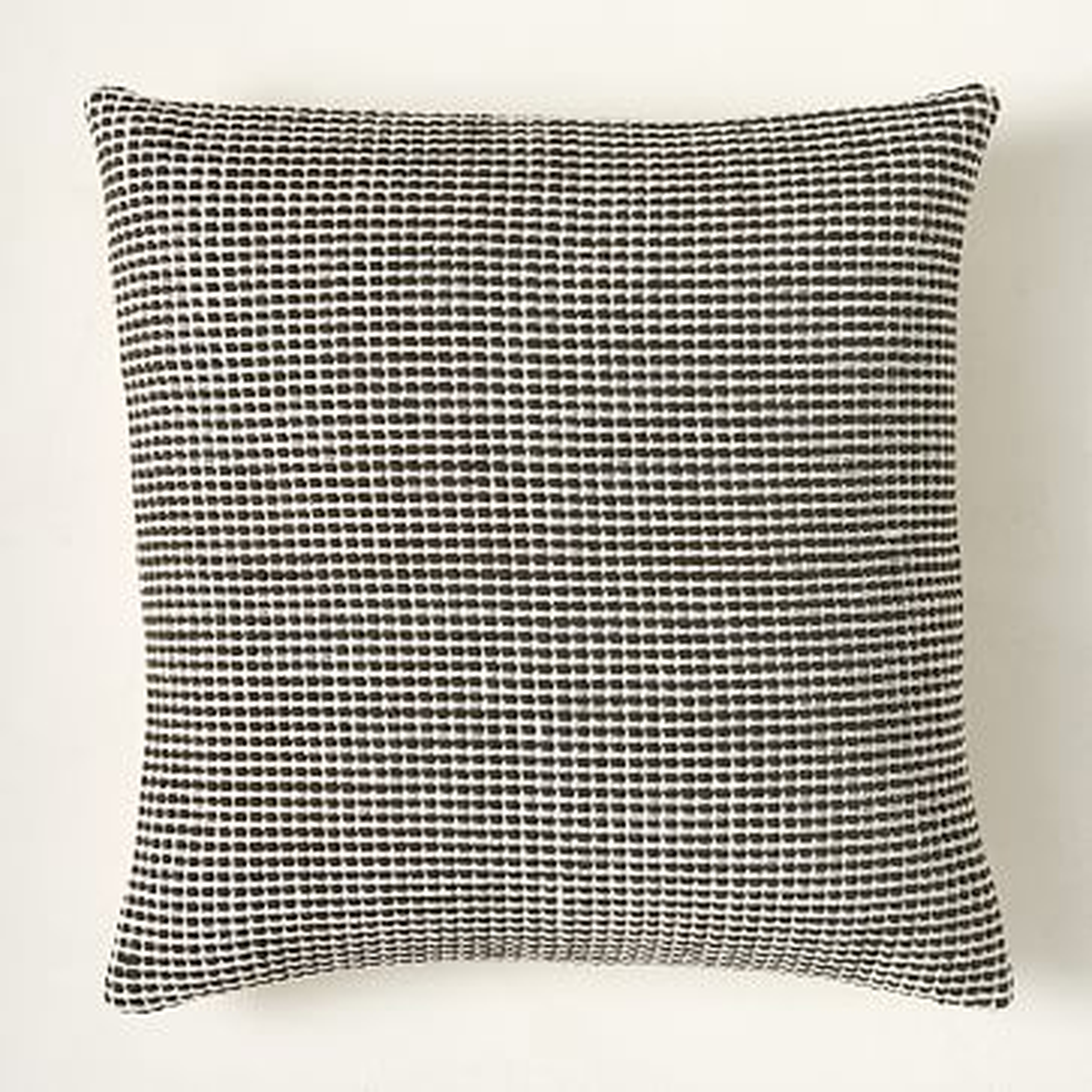 Textured Dimple Dot Pillow Cover, 20"x20", Dark Olive - West Elm