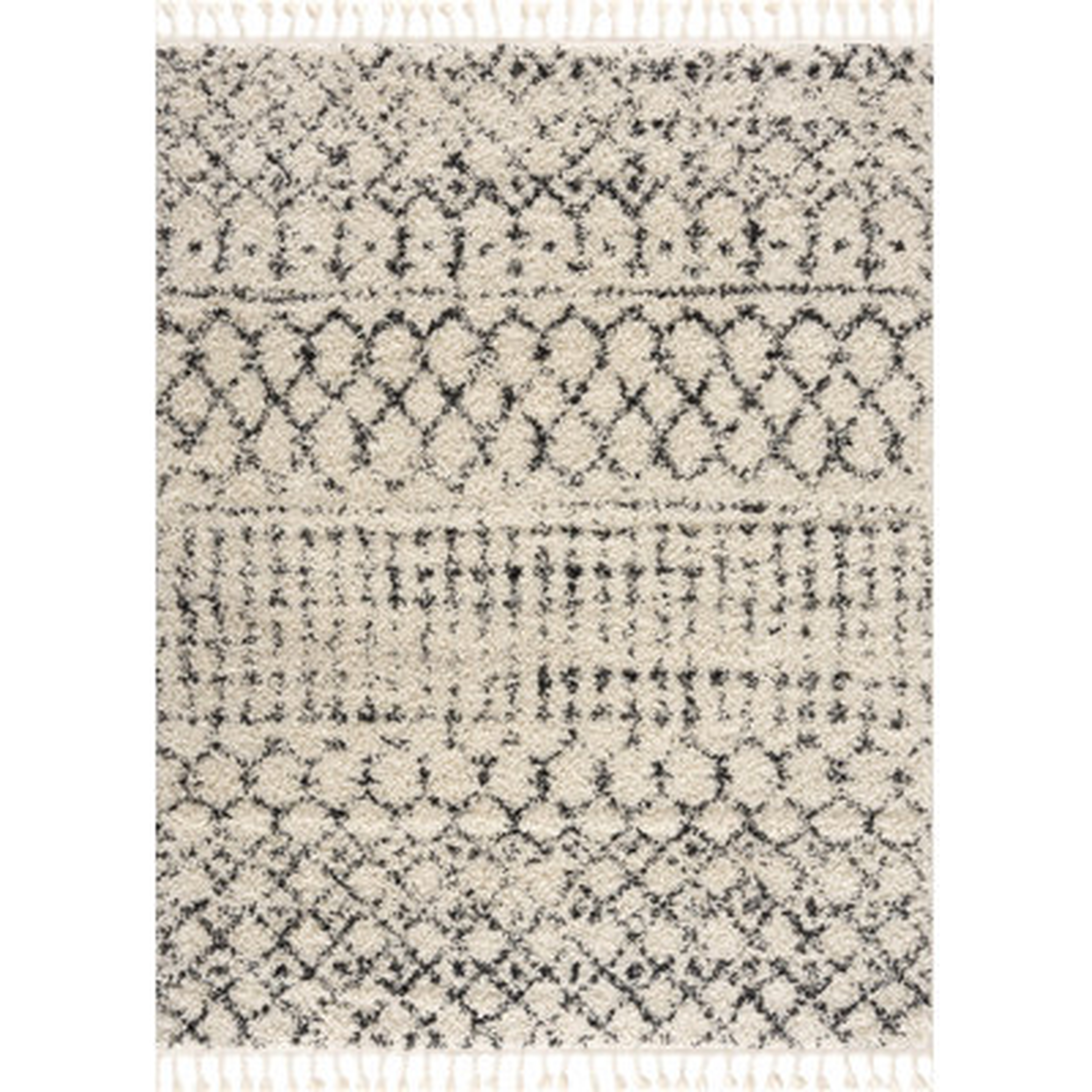 Hildegarde Moroccan Beige Area Rug - Wayfair
