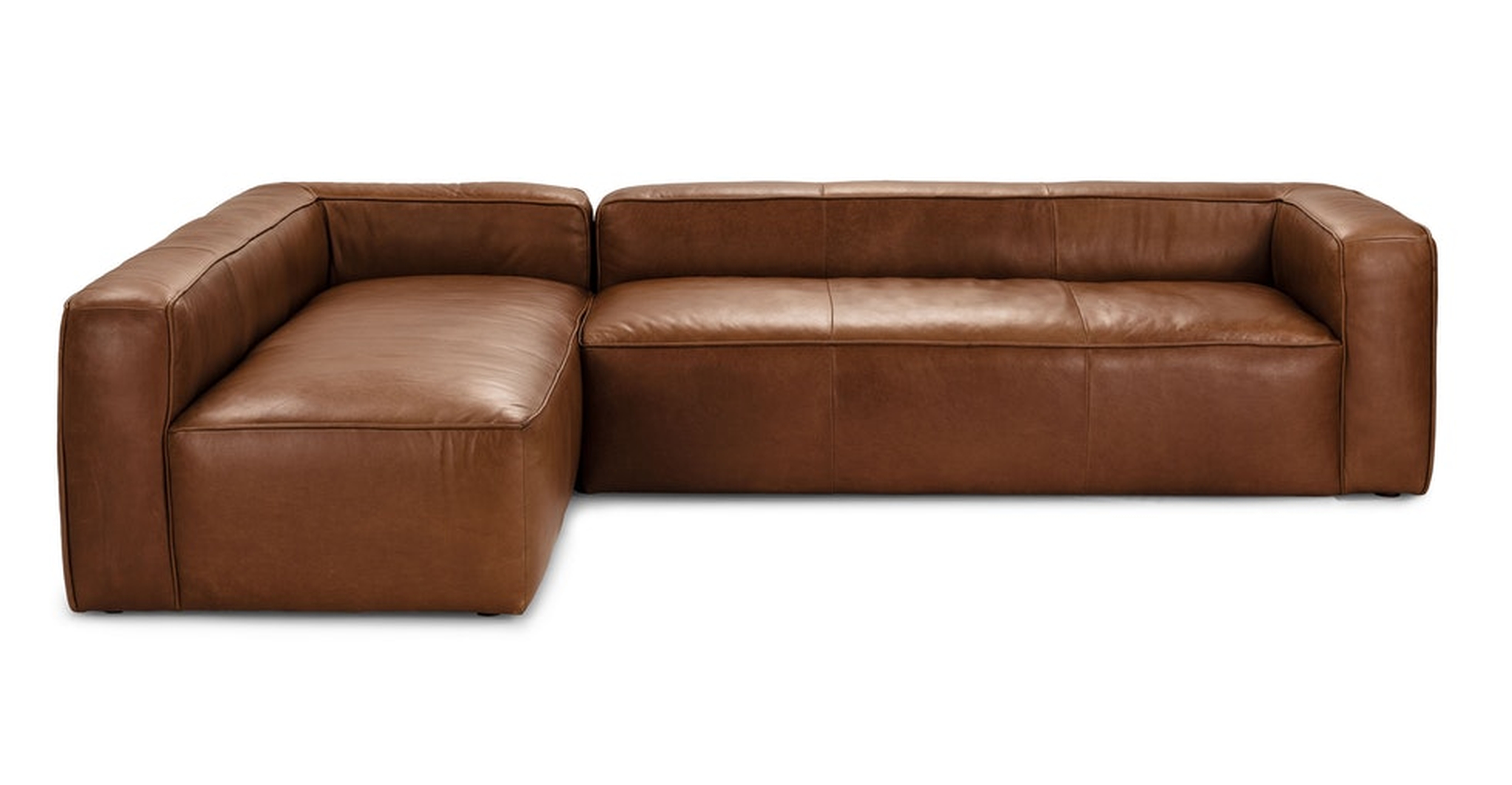 Mello Taos Brown Left Arm Corner Sectional - Article