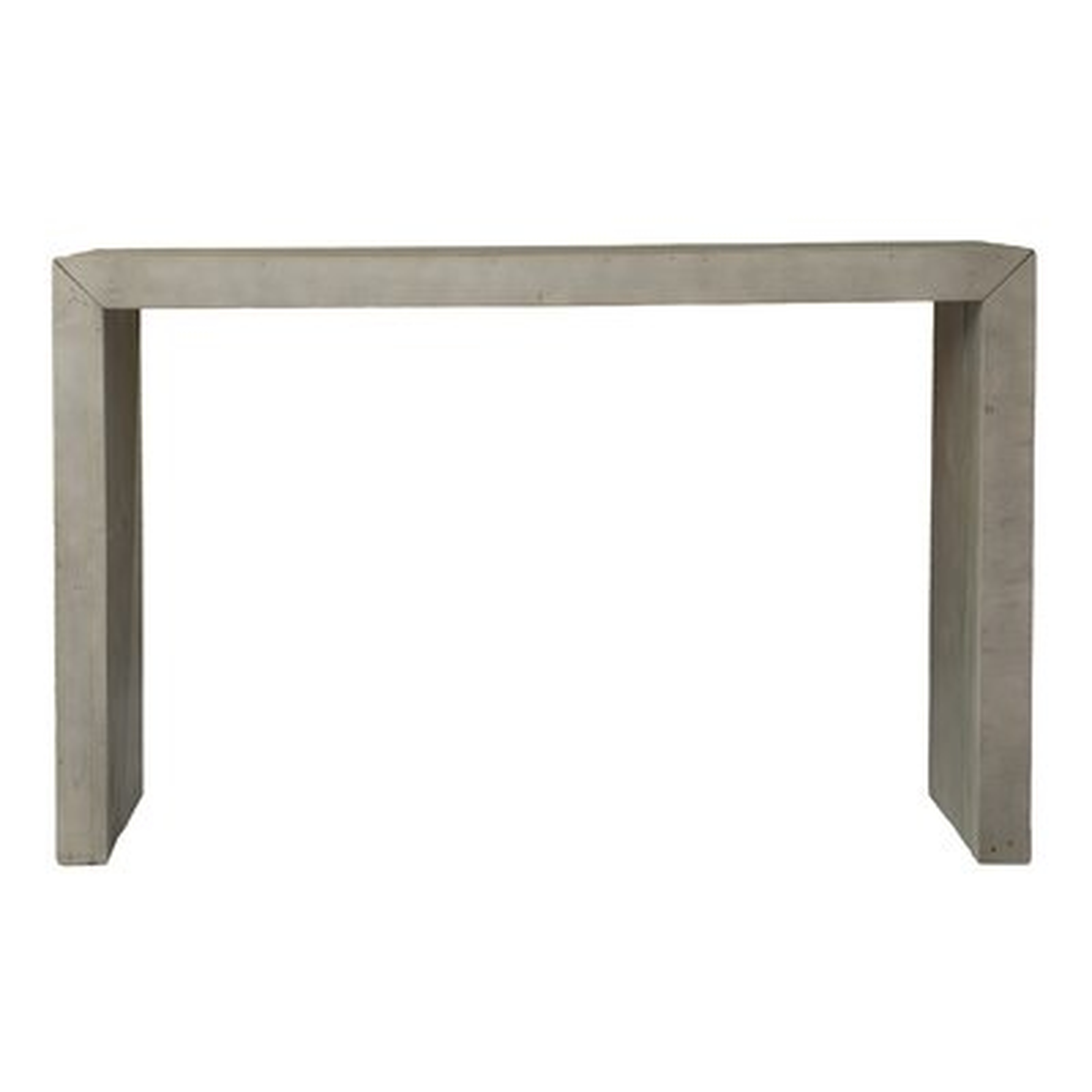 Reclaimed Wood Console Table, Gray - Wayfair