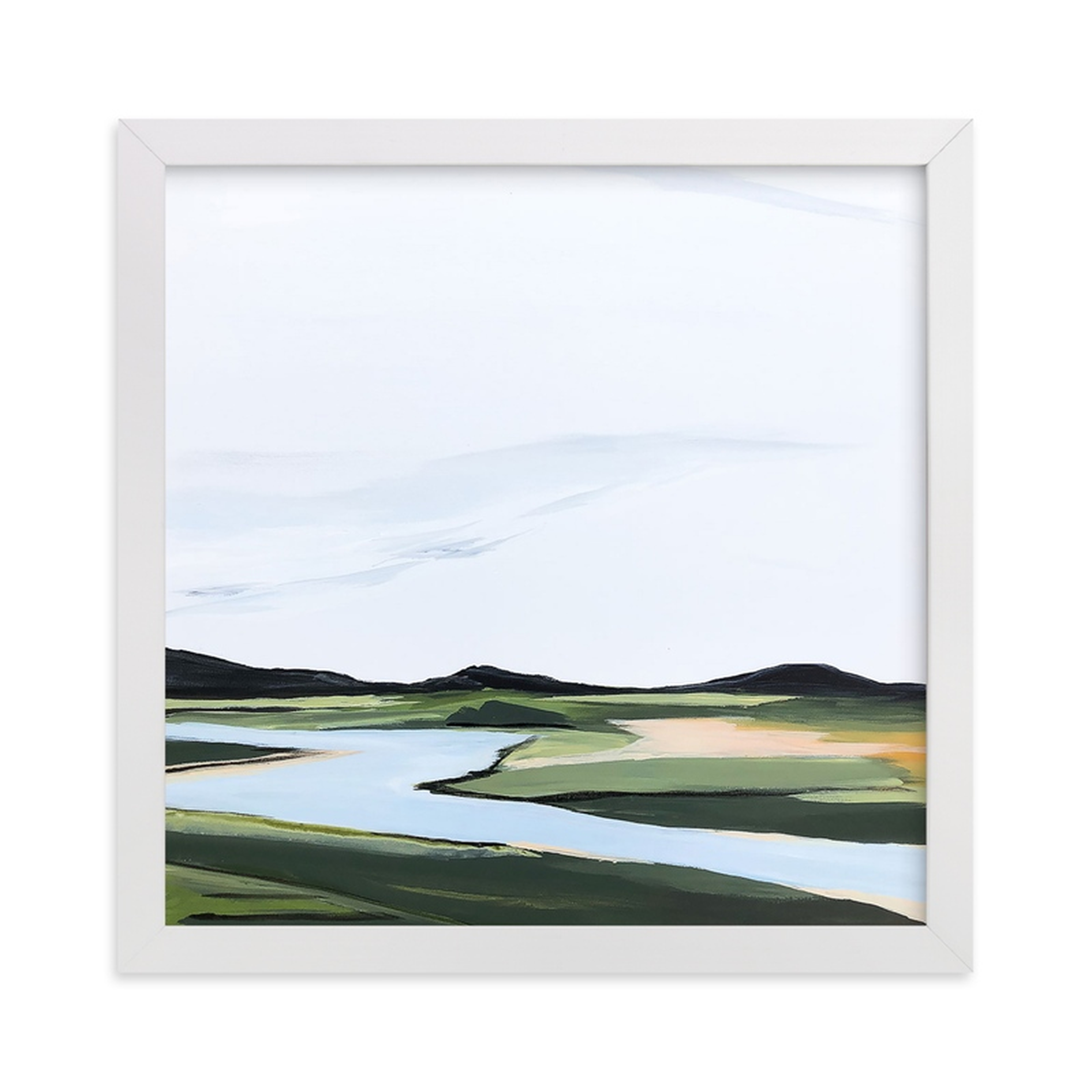 County Road River Bank Limited Edition Fine Art Print - Minted