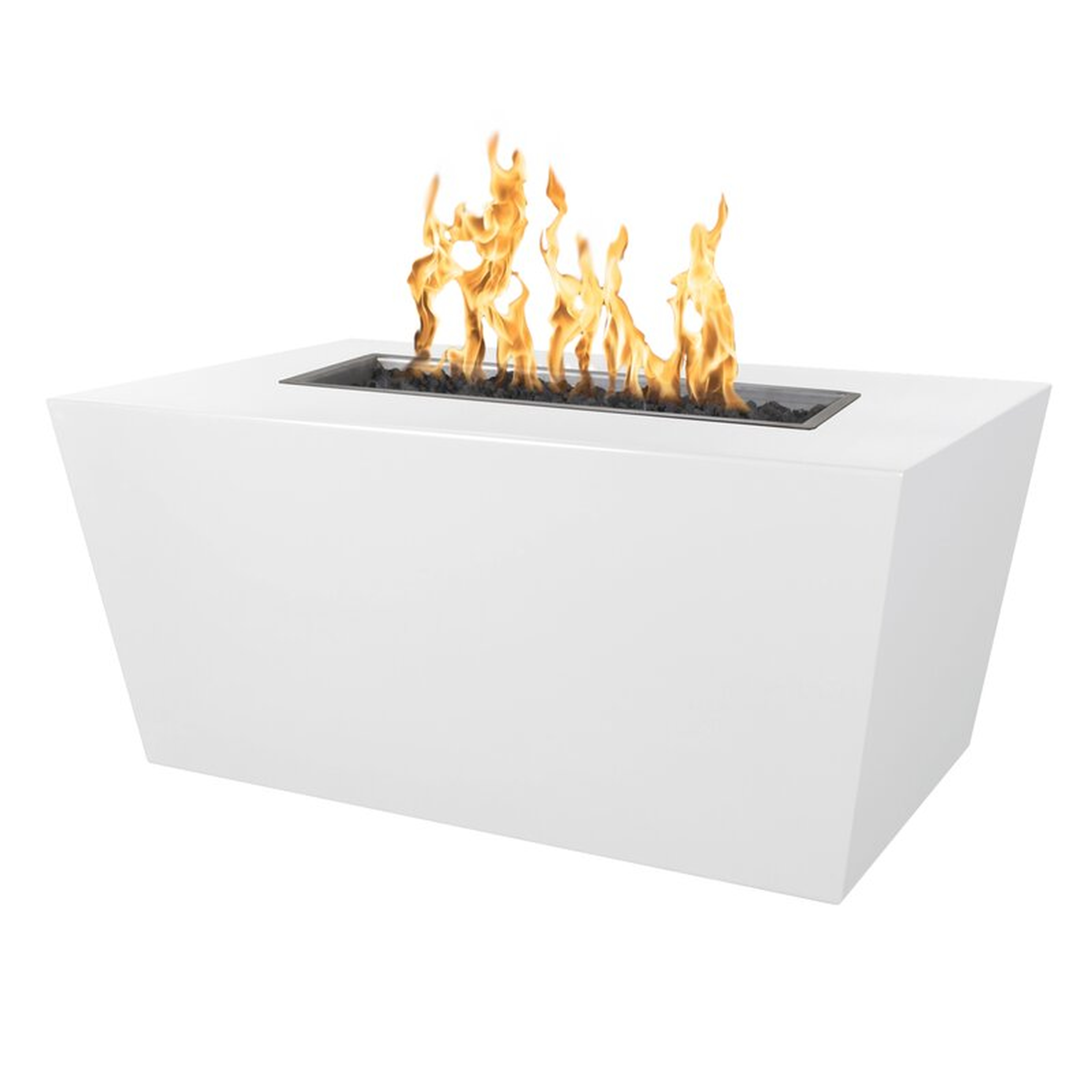 The Outdoor Plus Mesa 24"" H Steel Outdoor Fire Pit Table - Perigold