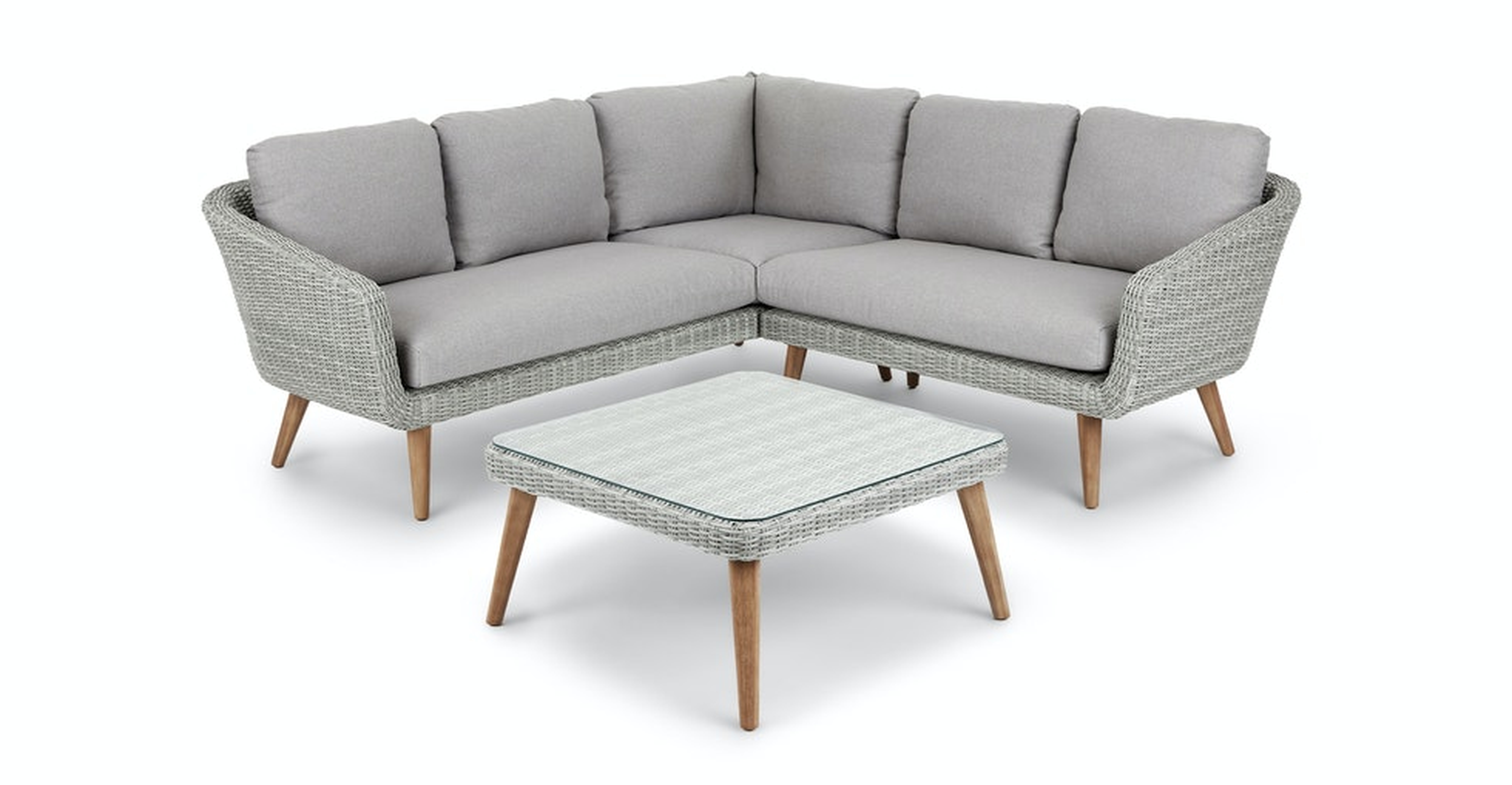 Ora Beach Sand Sectional Set - Article