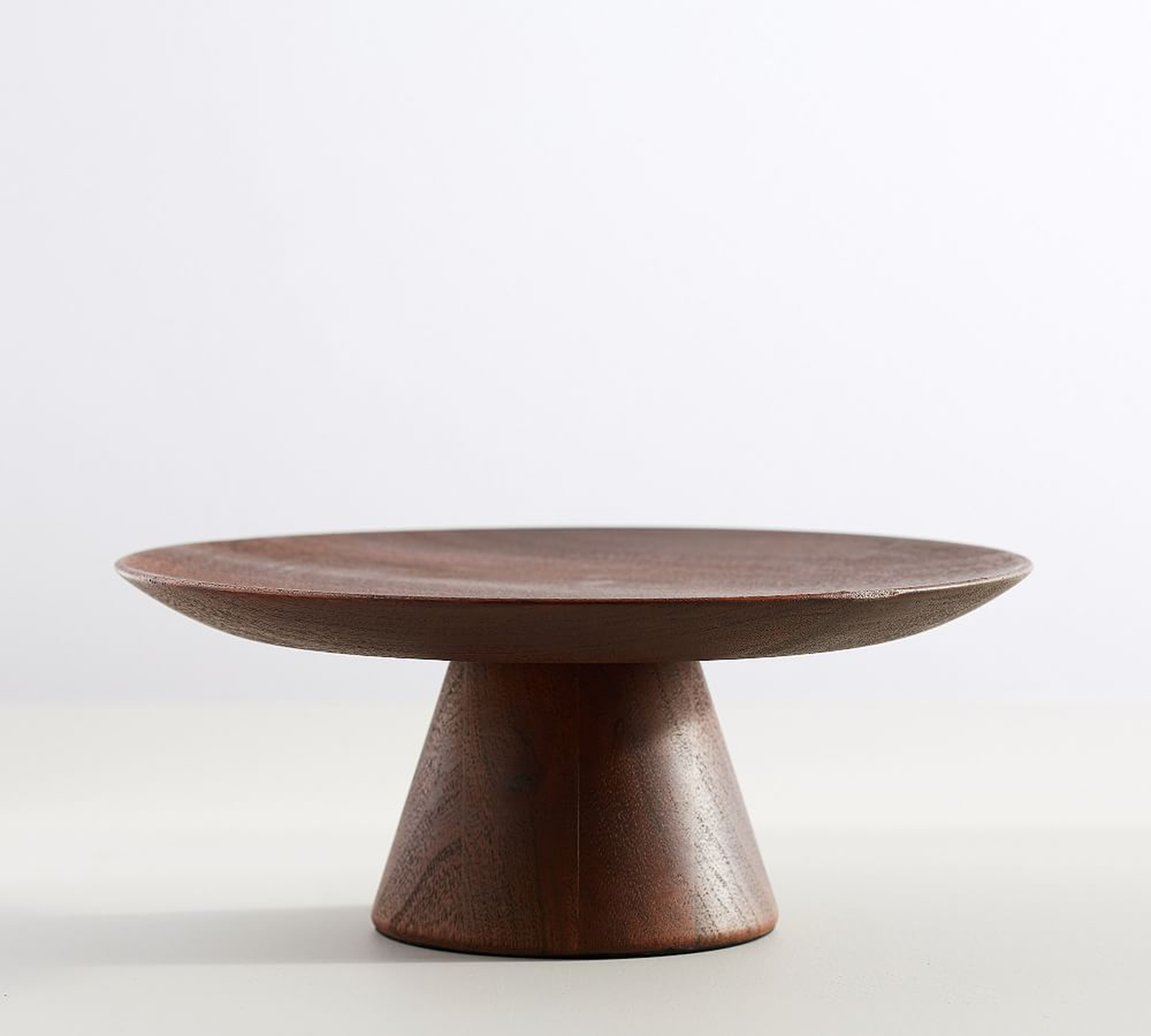 Chateau Wood Cake Stand - Dark Brown - Pottery Barn