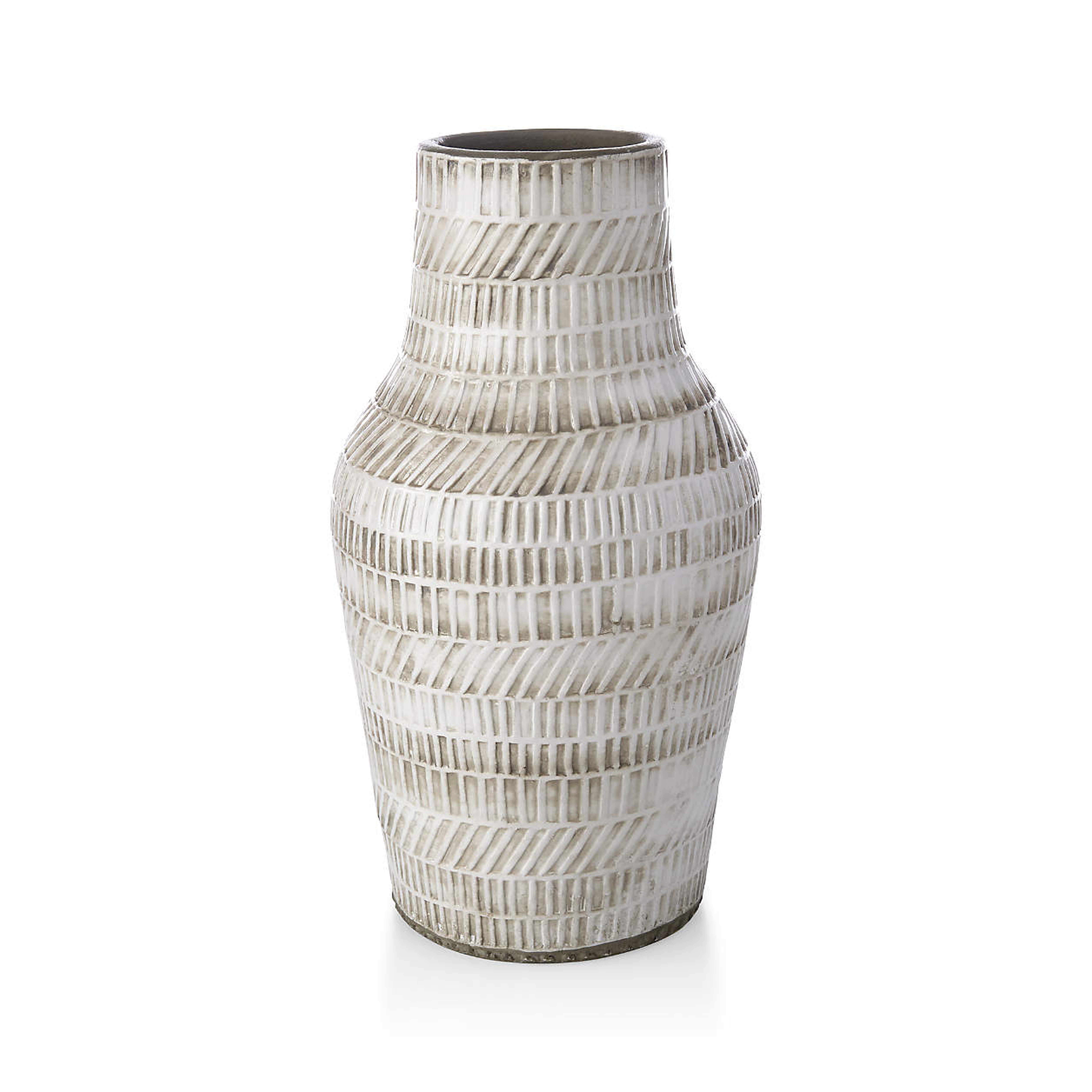 Lati Vase, Ivory - Crate and Barrel