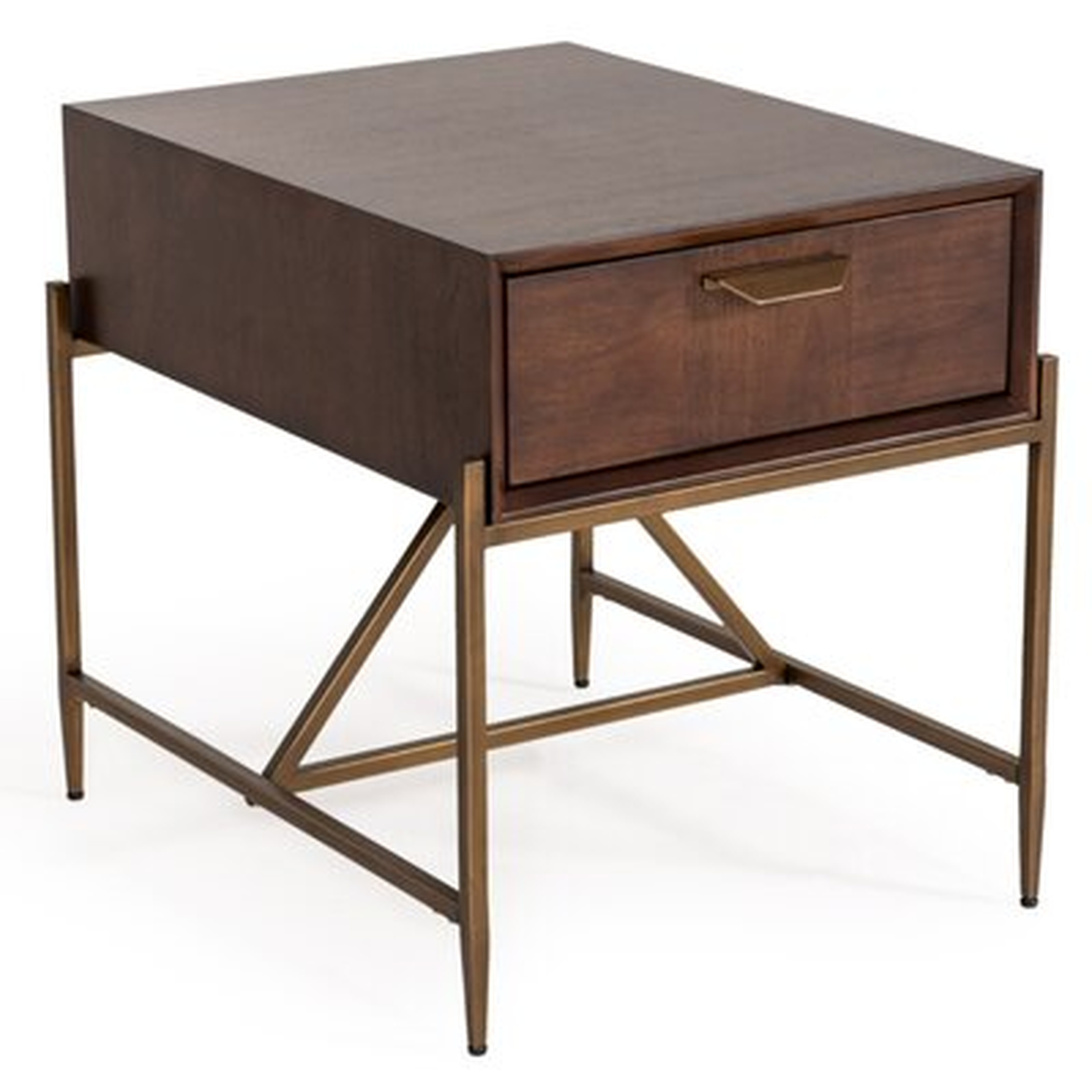 Albaugh End Table with Storage - Wayfair