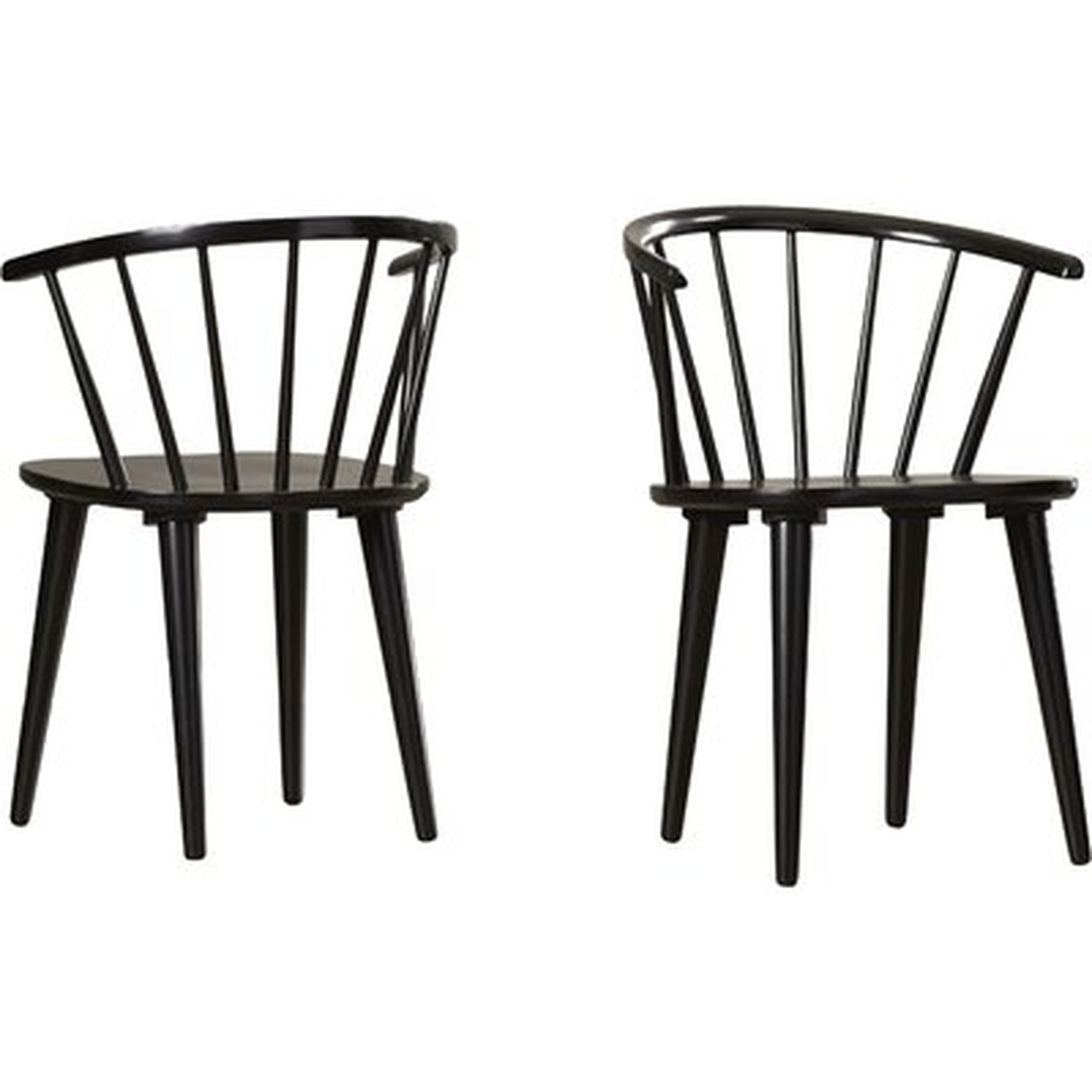 Sheffield Solid Wood Windsor Back Arm Chair (Set of 2) - Wayfair