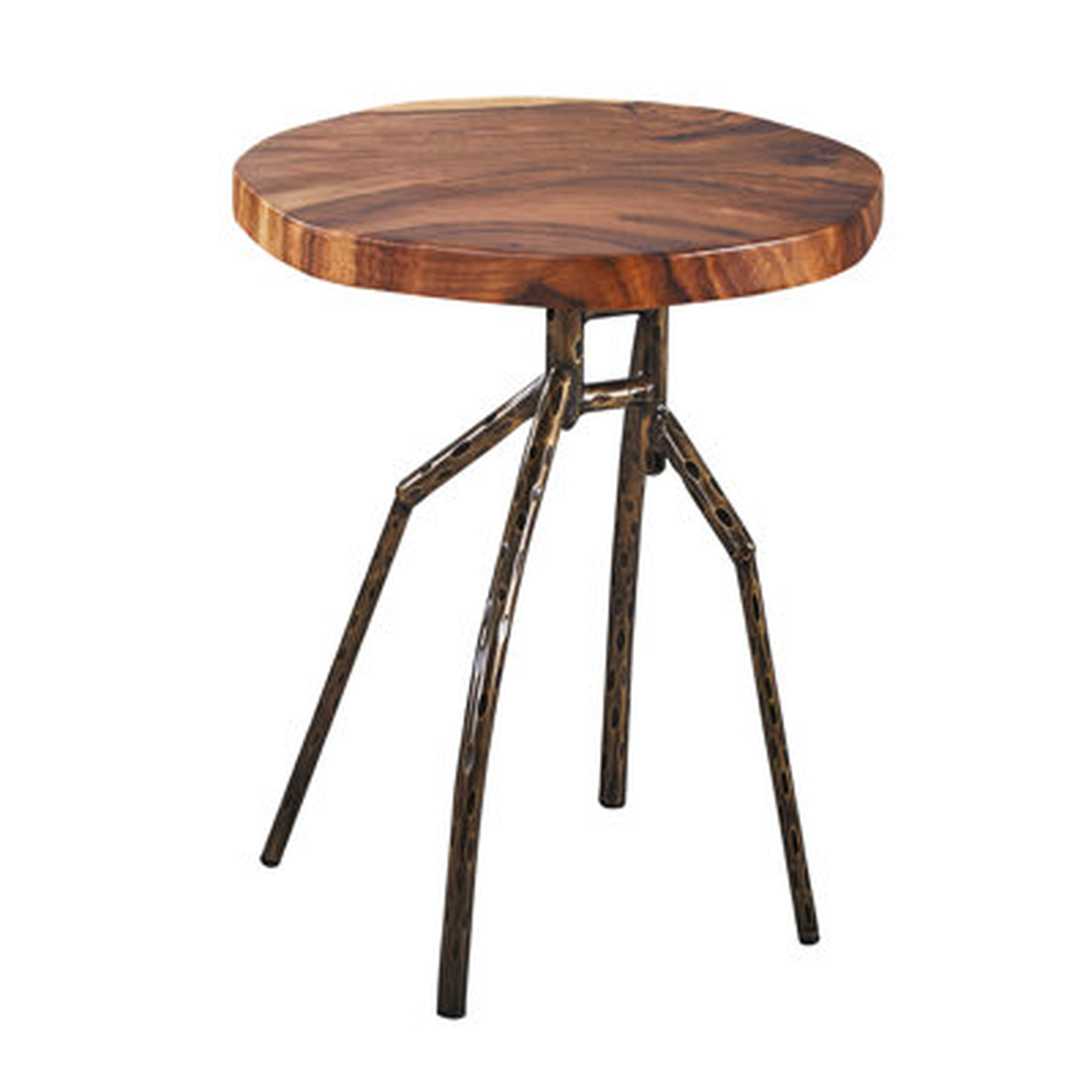 Raqib 23'' Tall Solid Wood End Table - Wayfair