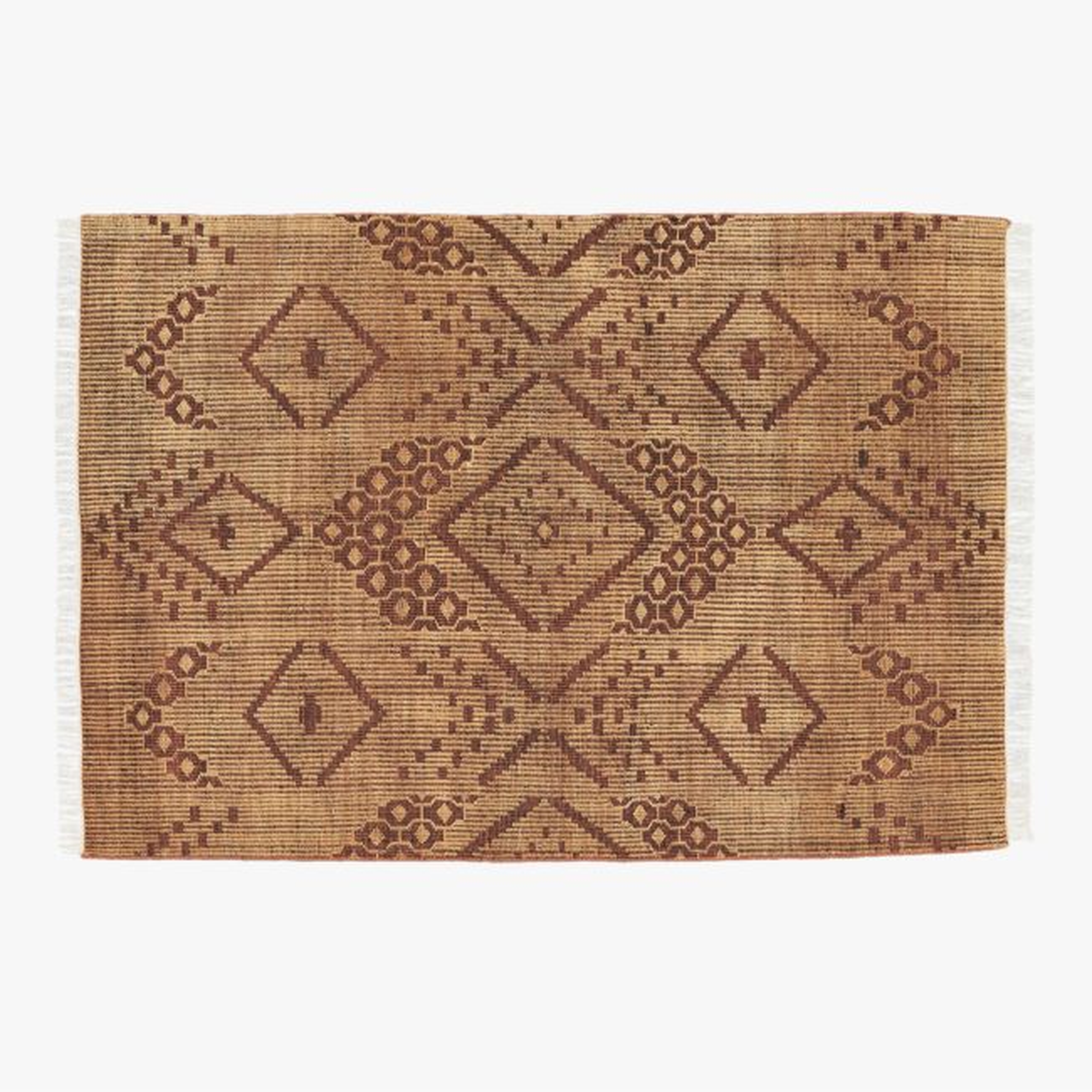 Kit Brown Hand-knotted Rug 6'x9' - CB2