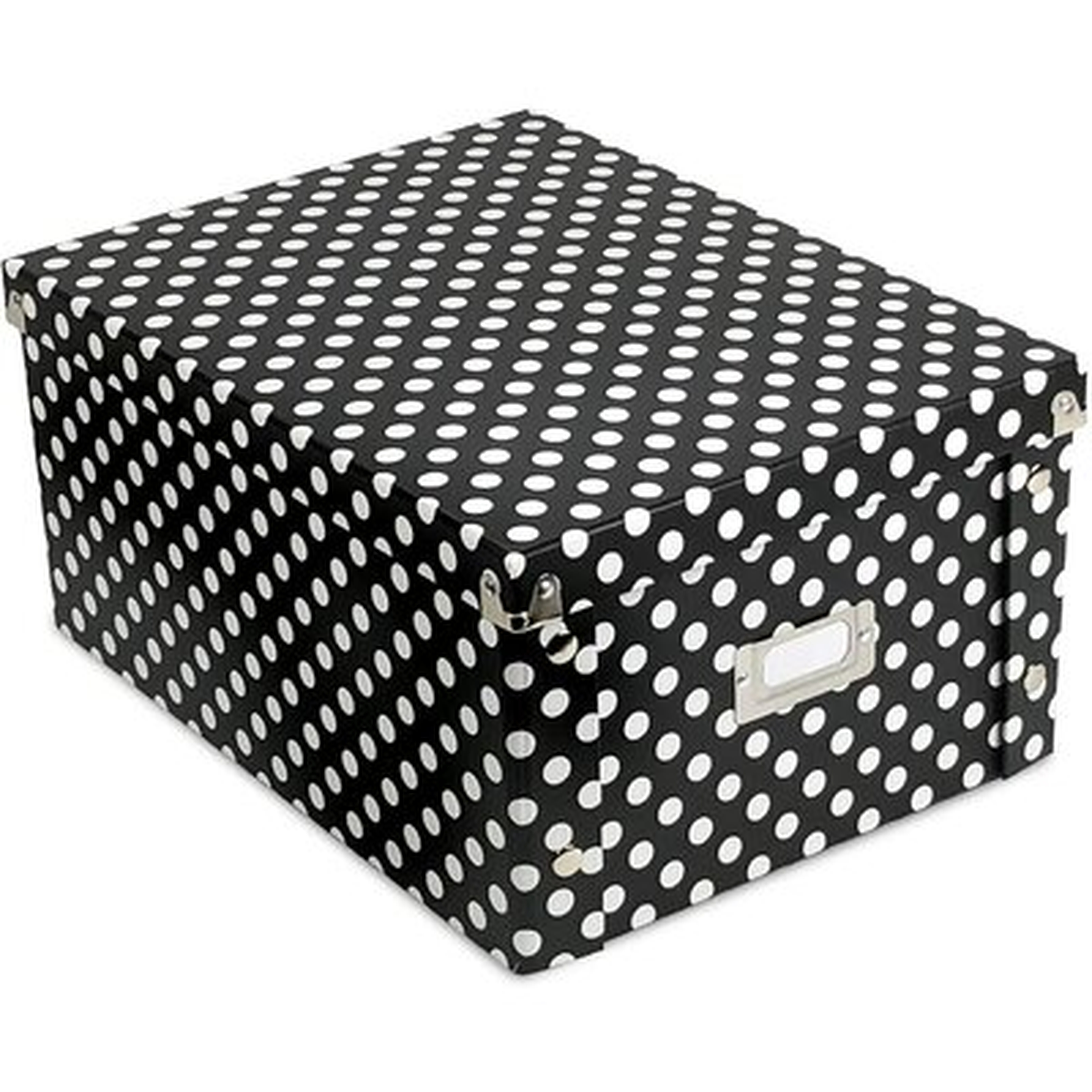 Polka Dot Cardboard Box - Wayfair