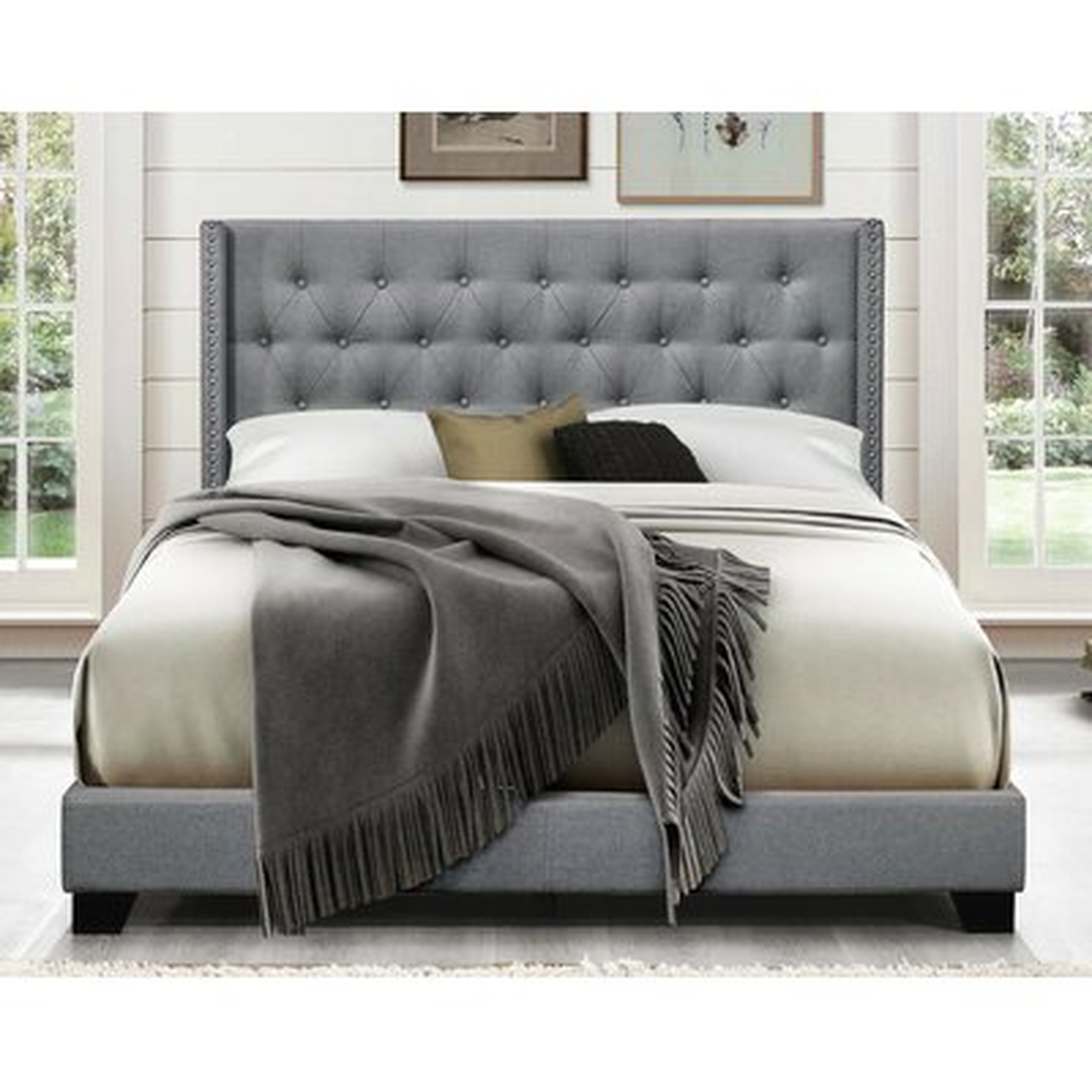 Aadvik Tufted Upholstered Standard Bed - Wayfair