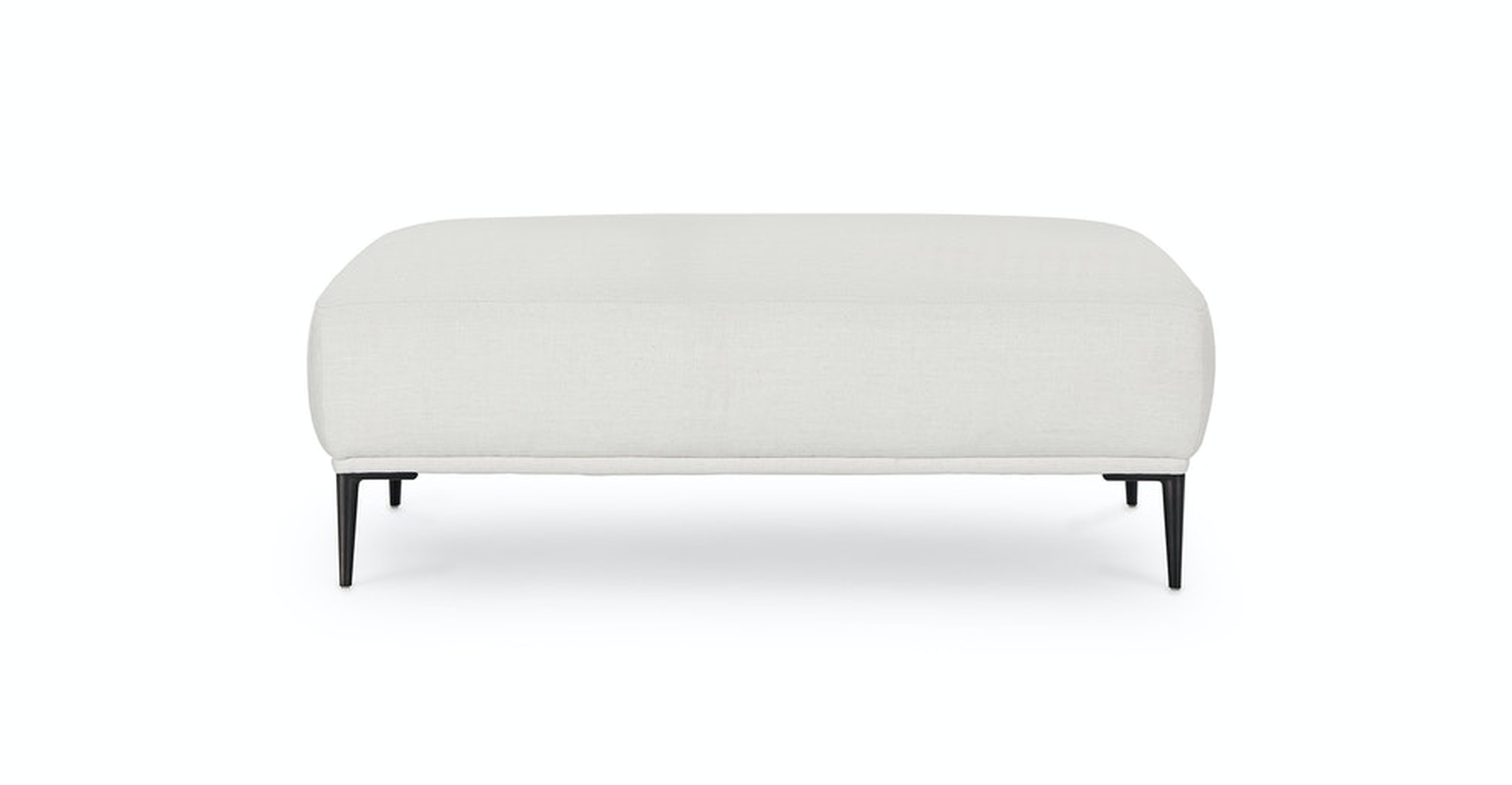 Abisko 45.5" Ottoman - Quartz White - Article