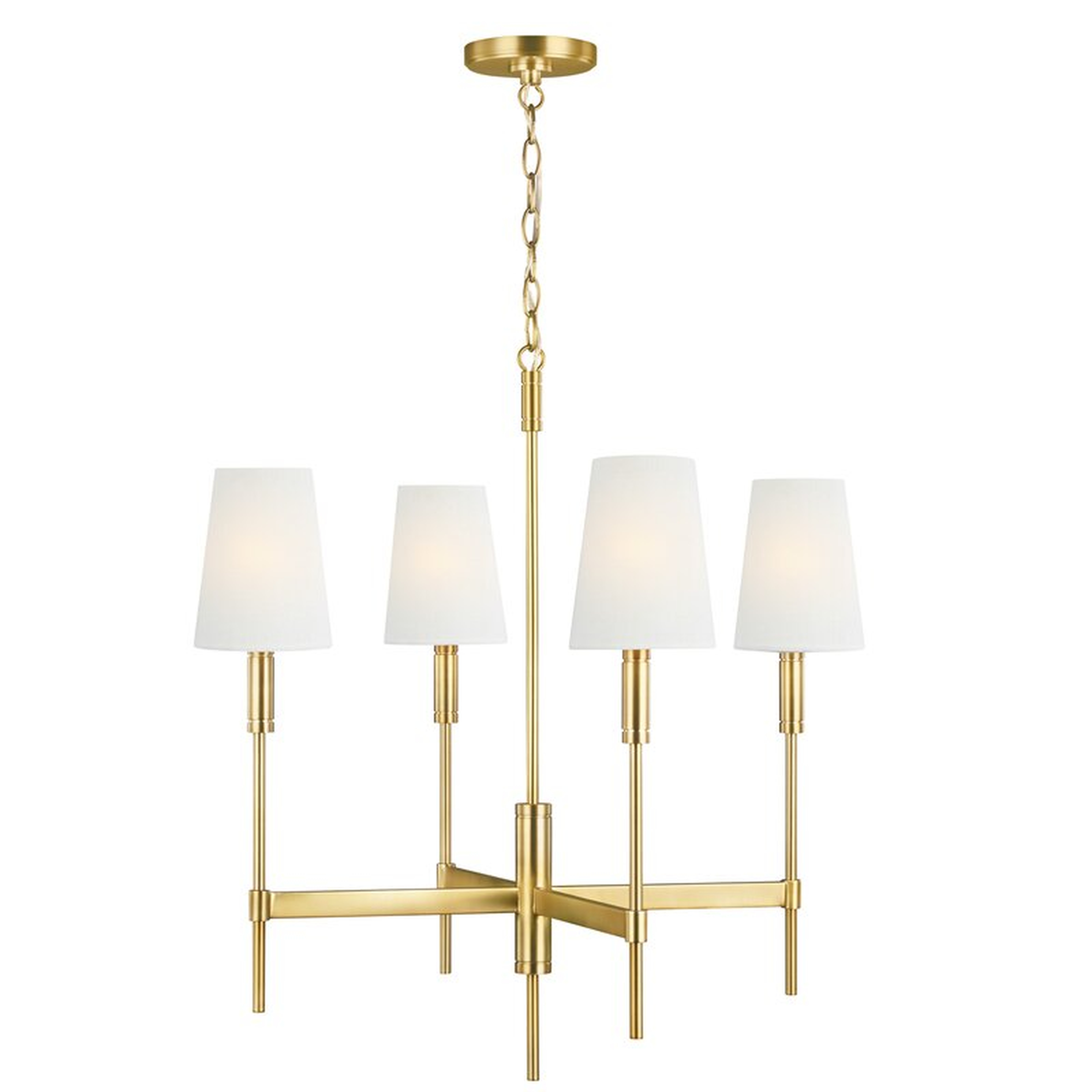 Visual Comfort Studio Beckham 4 - Light Shaded Classic / Traditional Chandelier by Thomas O'Brien - Perigold