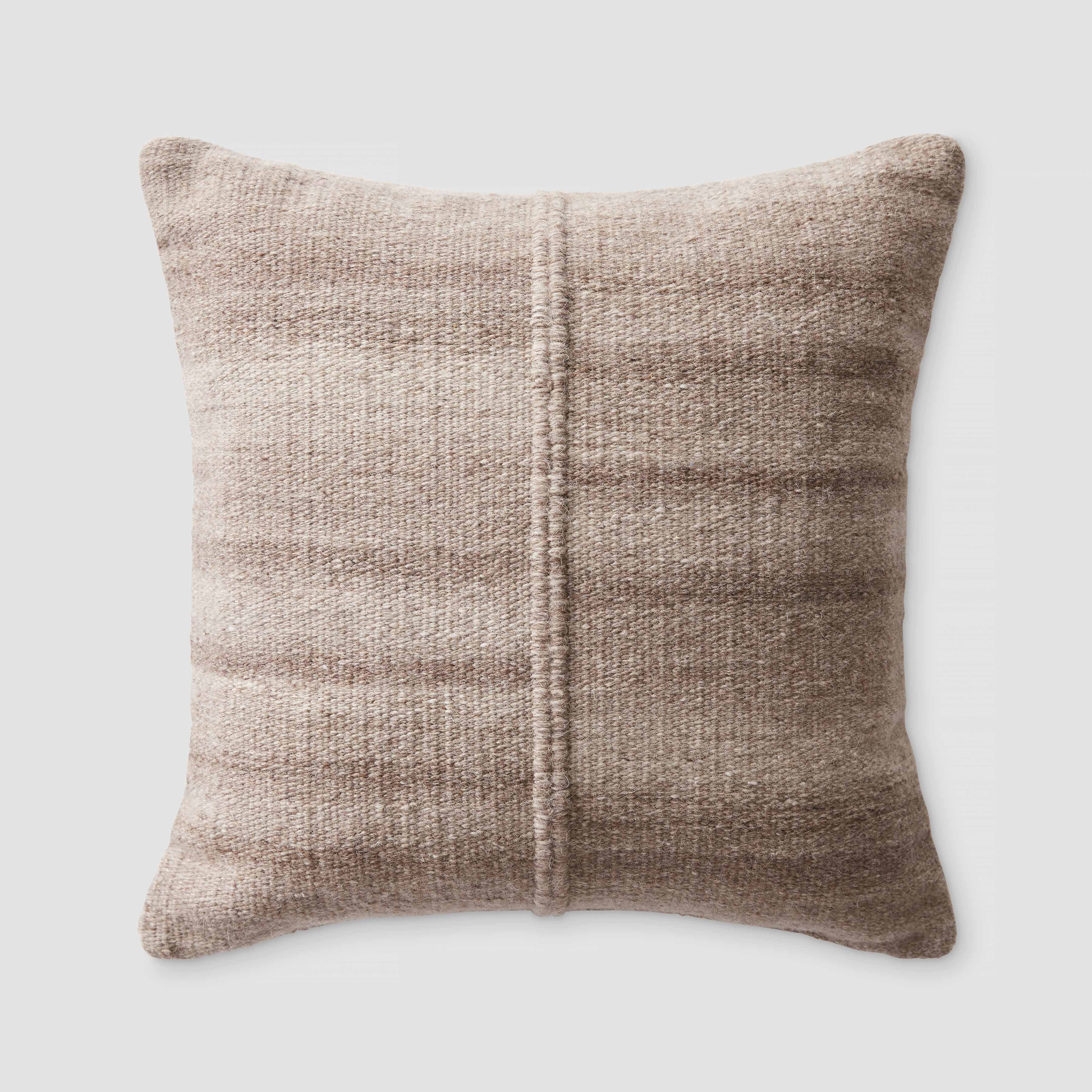 The Citizenry Lalia Pillow | 20" x 20" | Brown - The Citizenry