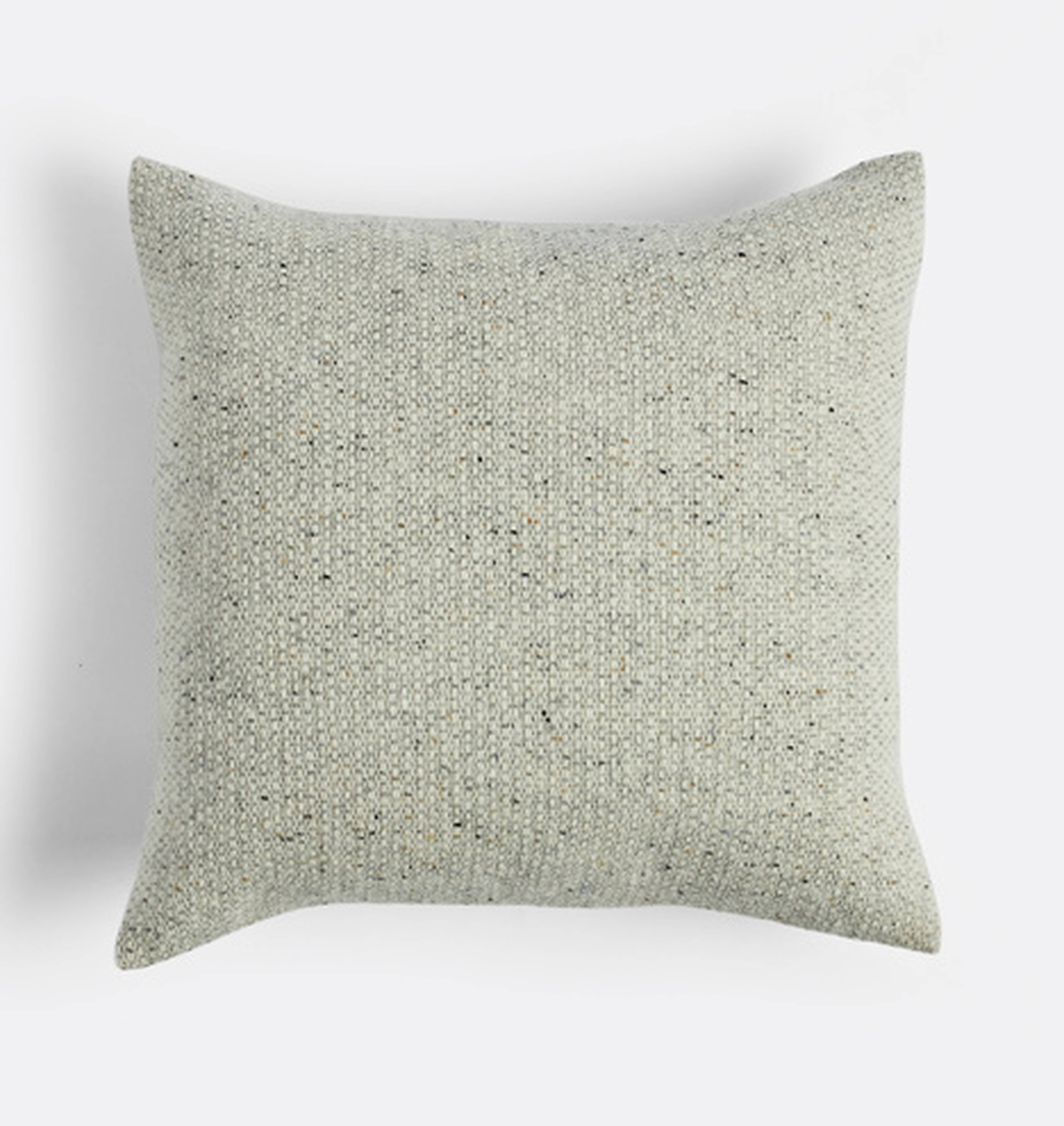 Silver Gray Irish Wool Tweed Pillow Cover - Rejuvenation