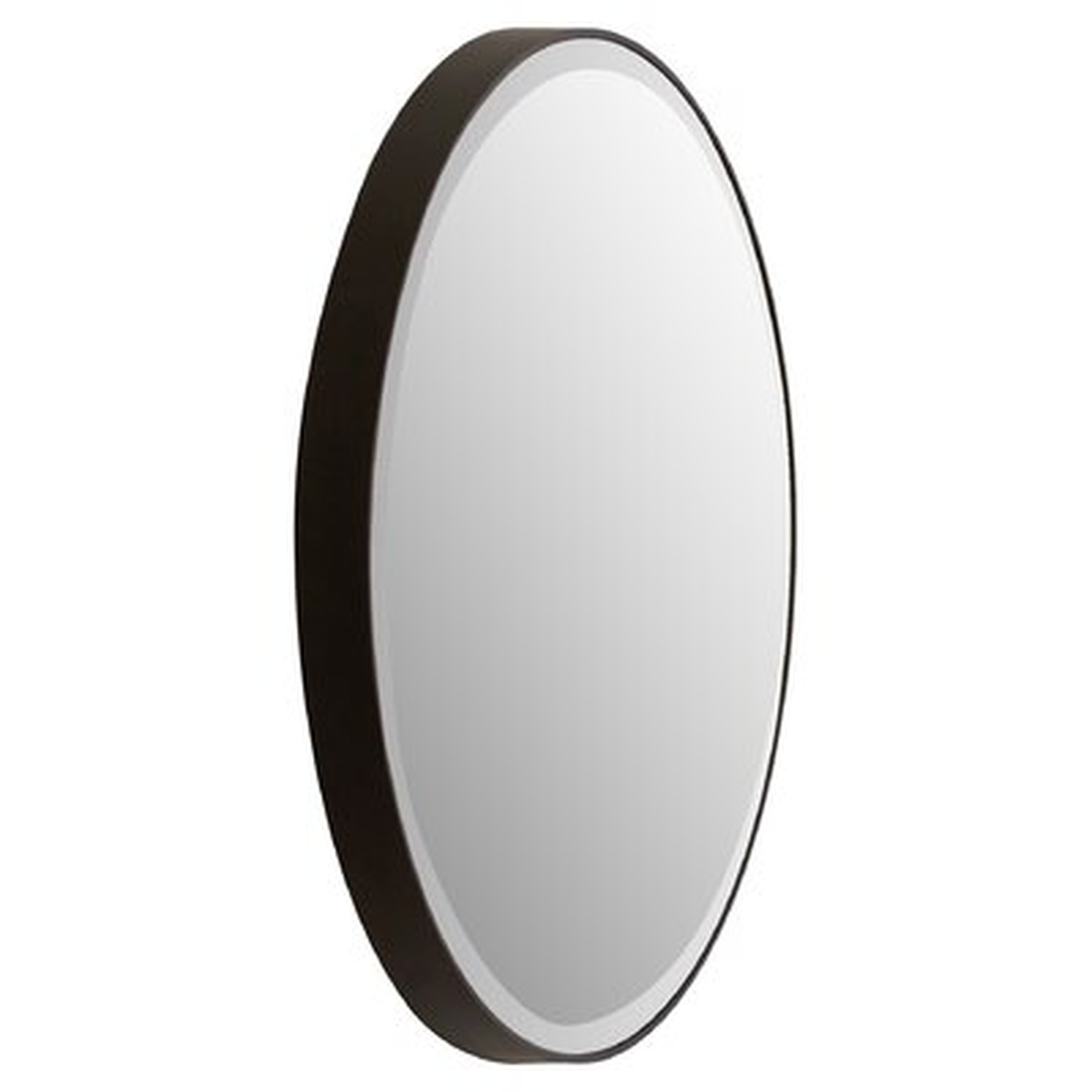 Burnett Modern & Contemporary Beveled Round Accent Mirror - AllModern
