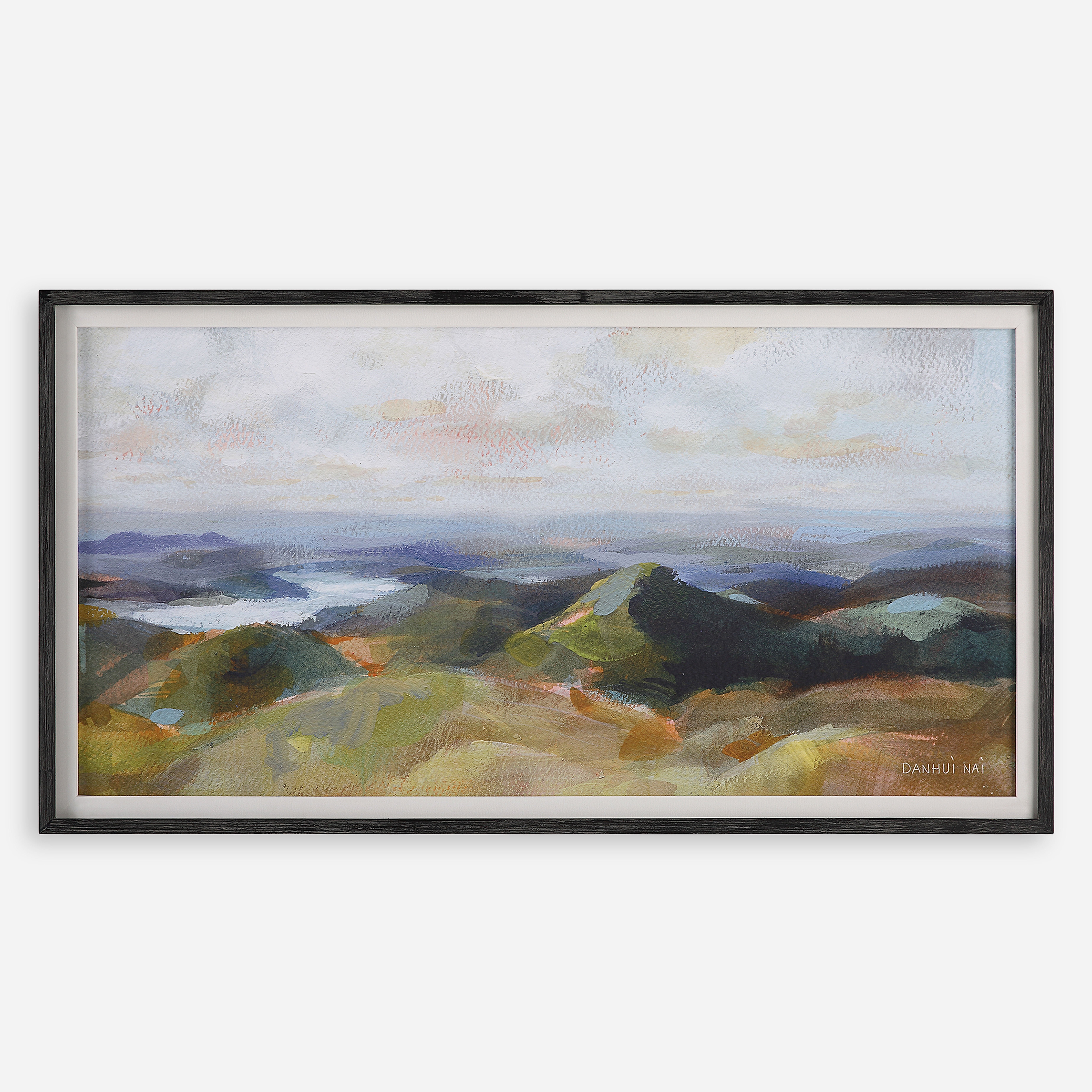 Above The Lakes Framed Landscape Print - Uttermost