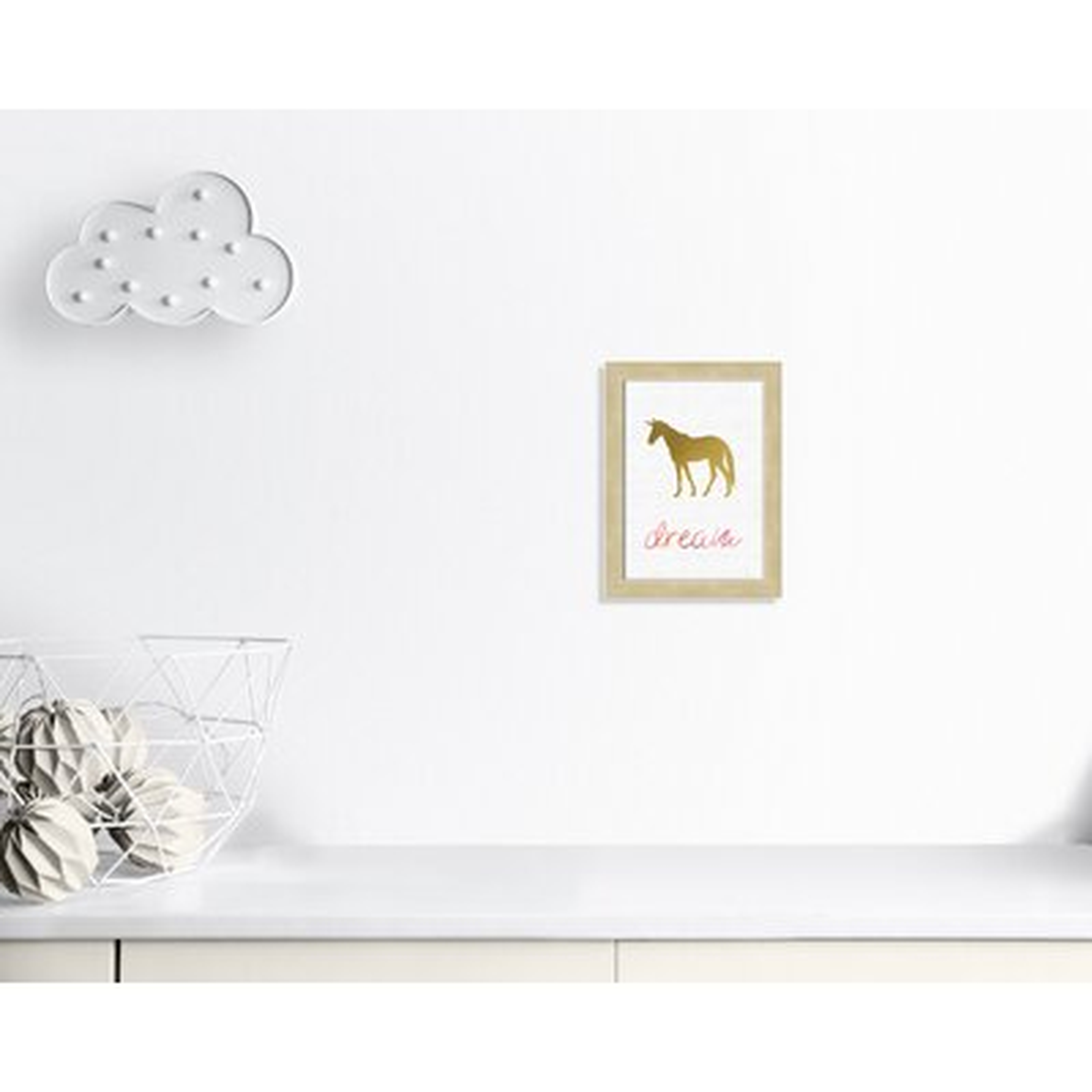 Unicorn Dreaming 1 Framed Art - Wayfair