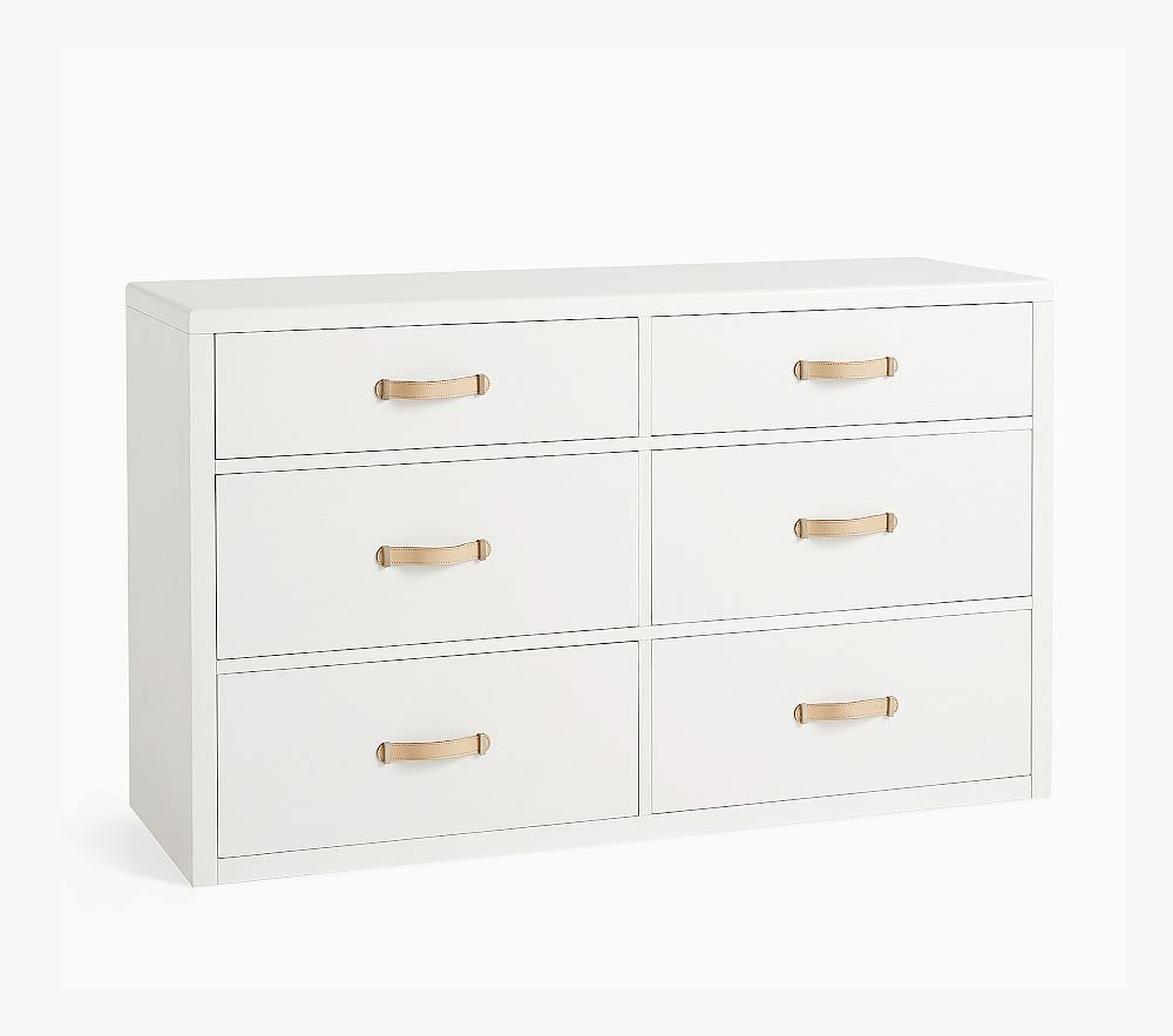 Collins Extra-Wide Dresser, Montauk White, In-Home Delivery (MID JUNE) - Pottery Barn Kids