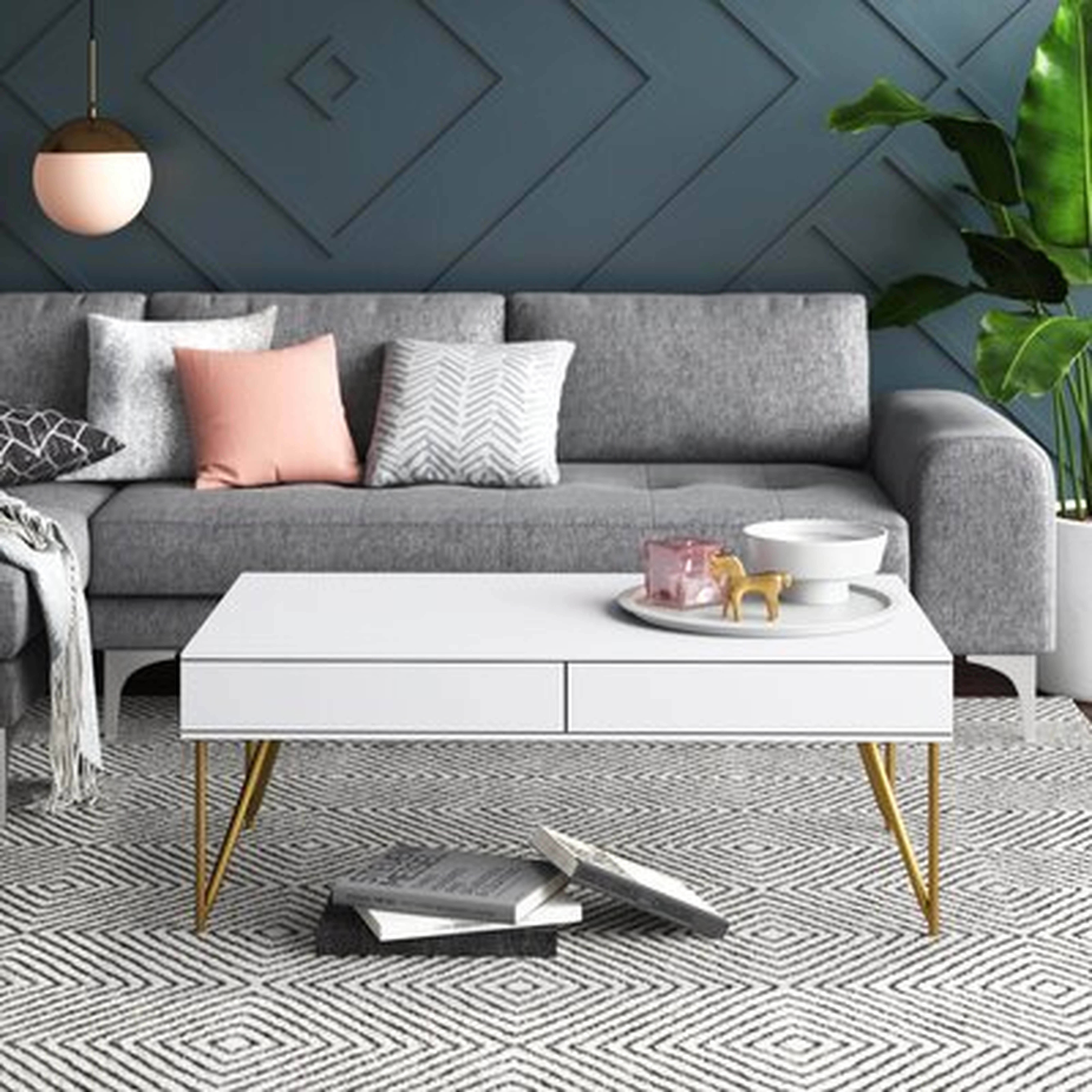 Xenocrates Coffee Table with Storage - Wayfair