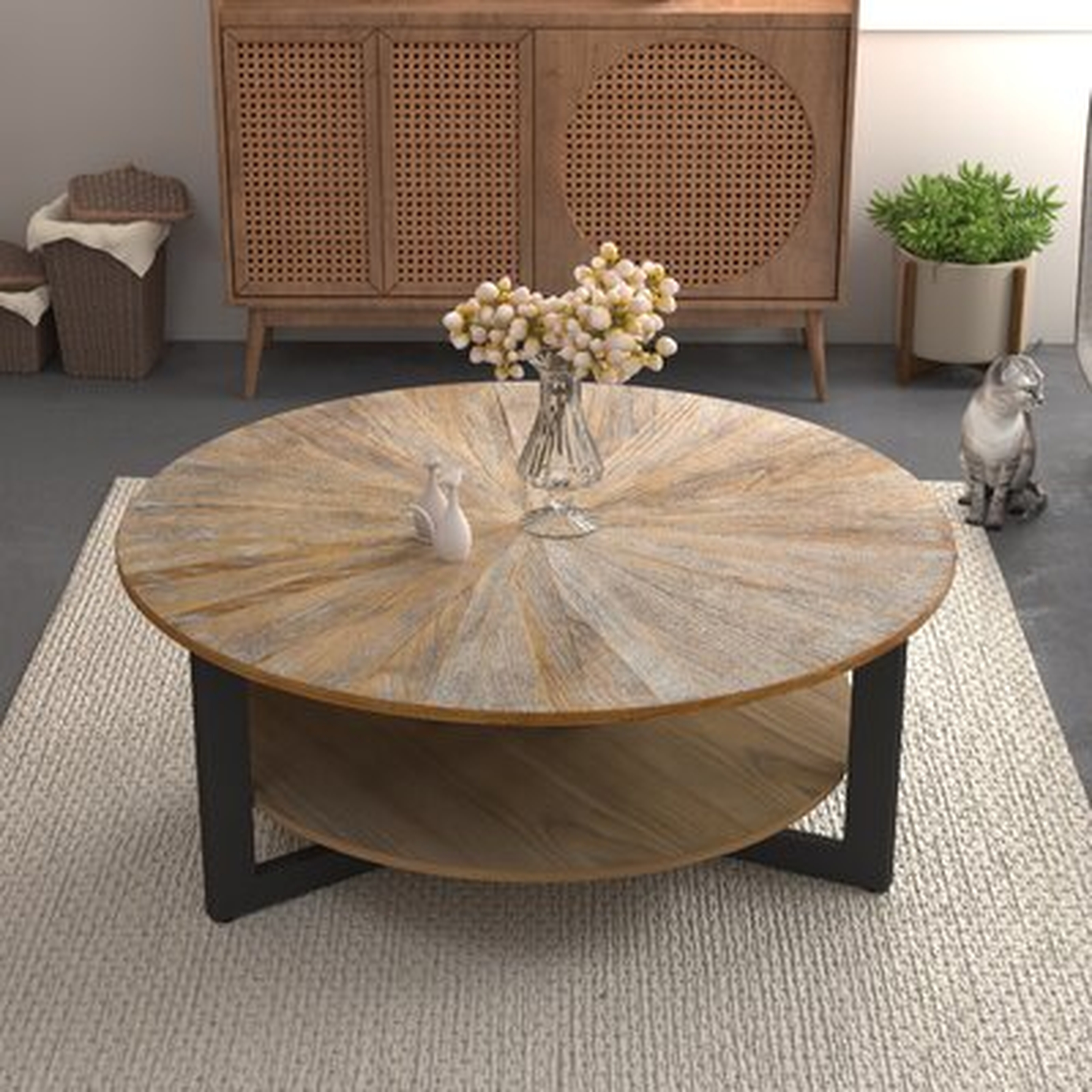 Frame Coffee Table with Storage - Wayfair