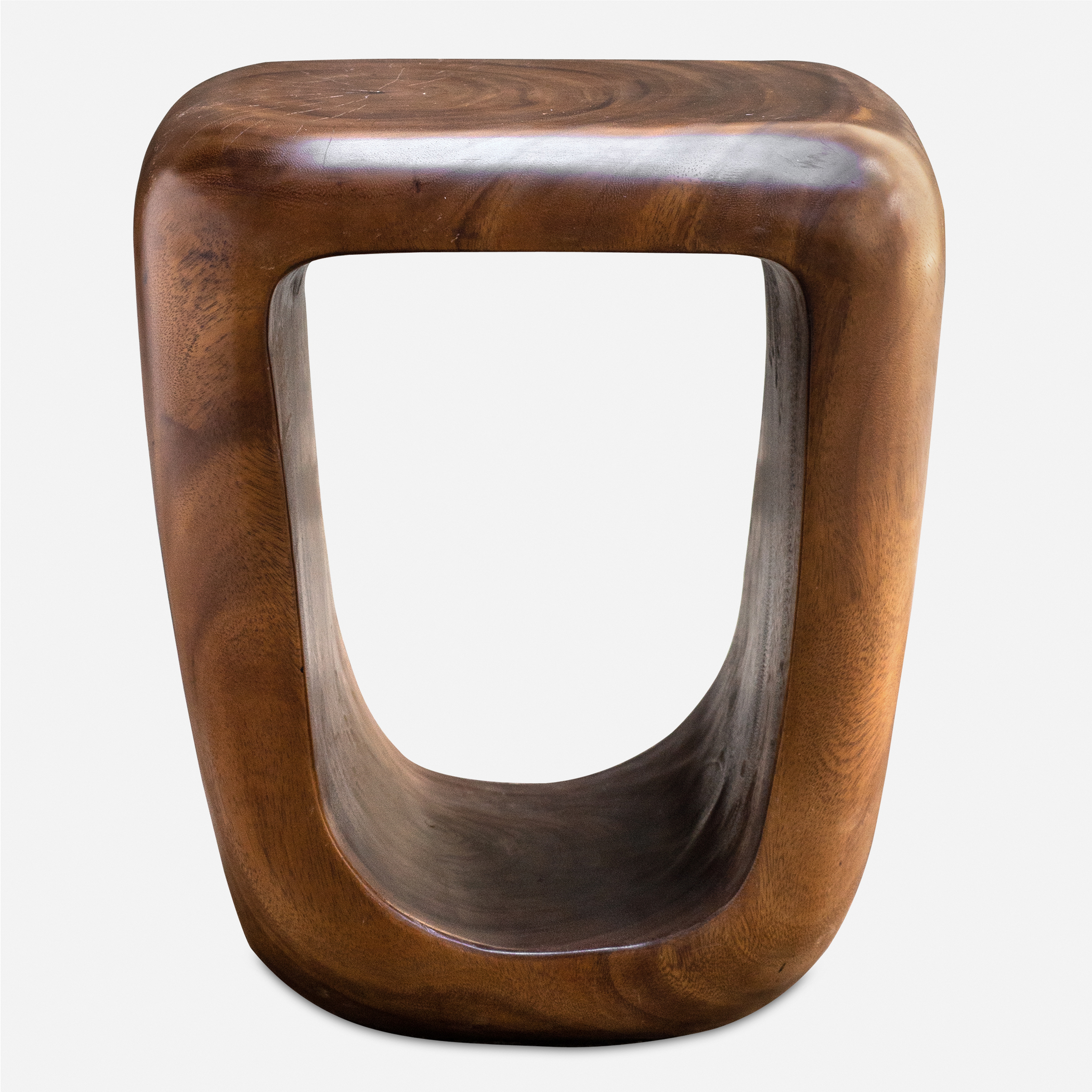 Loophole Wooden Accent Stool - Uttermost