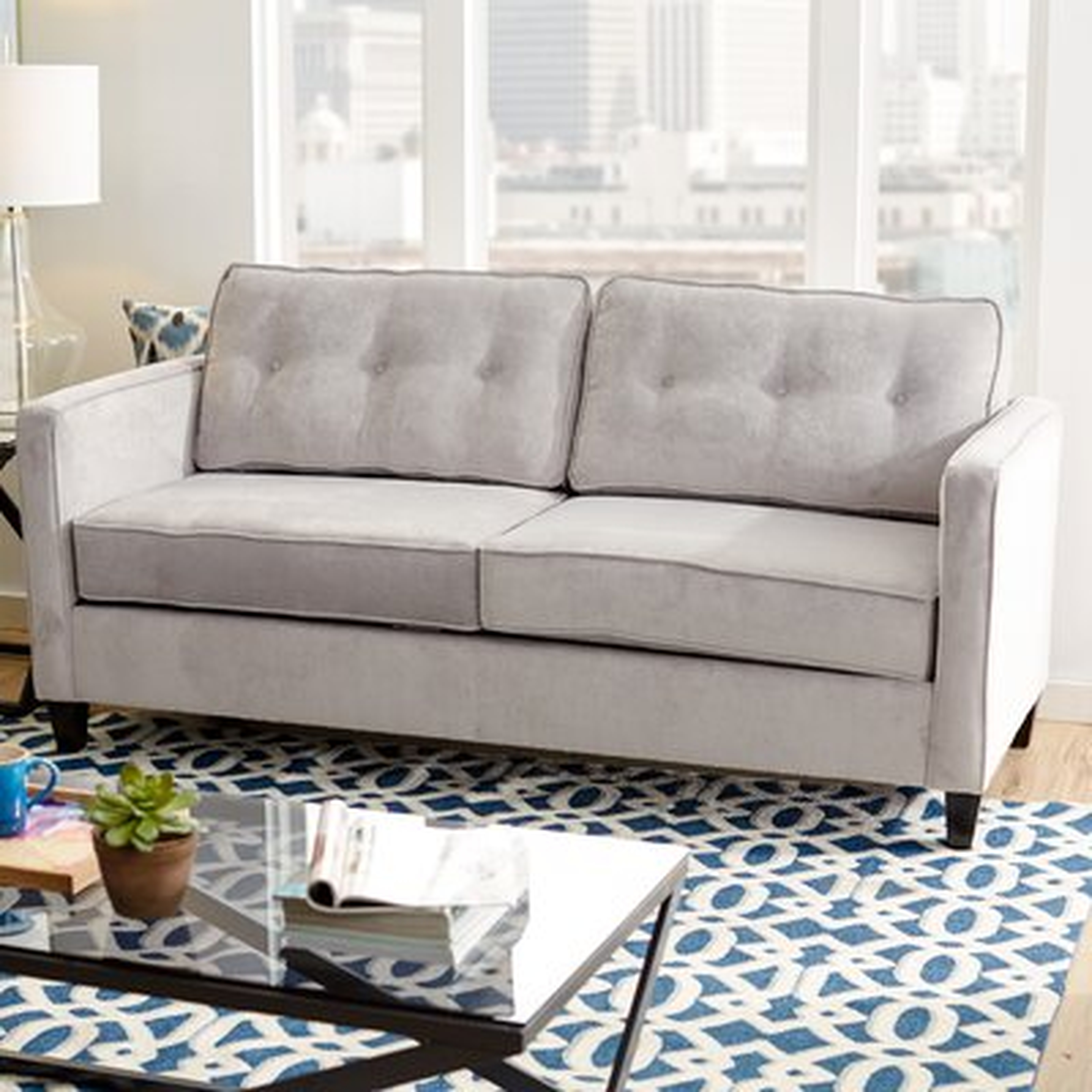 Tidworth 79" Square Arm Sofa with Reversible Cushions - Wayfair