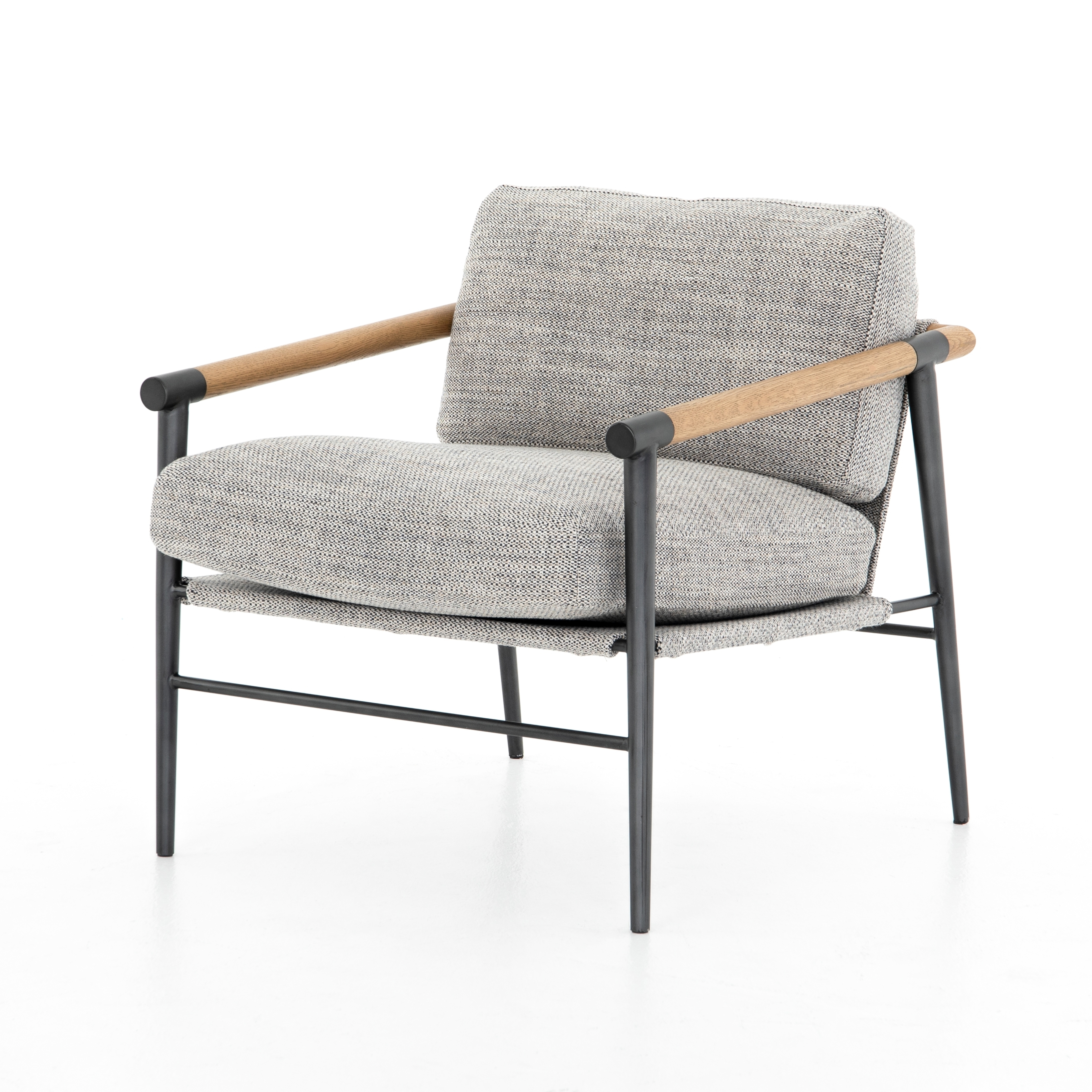 Rowen Chair-Thames Raven - Four Hands