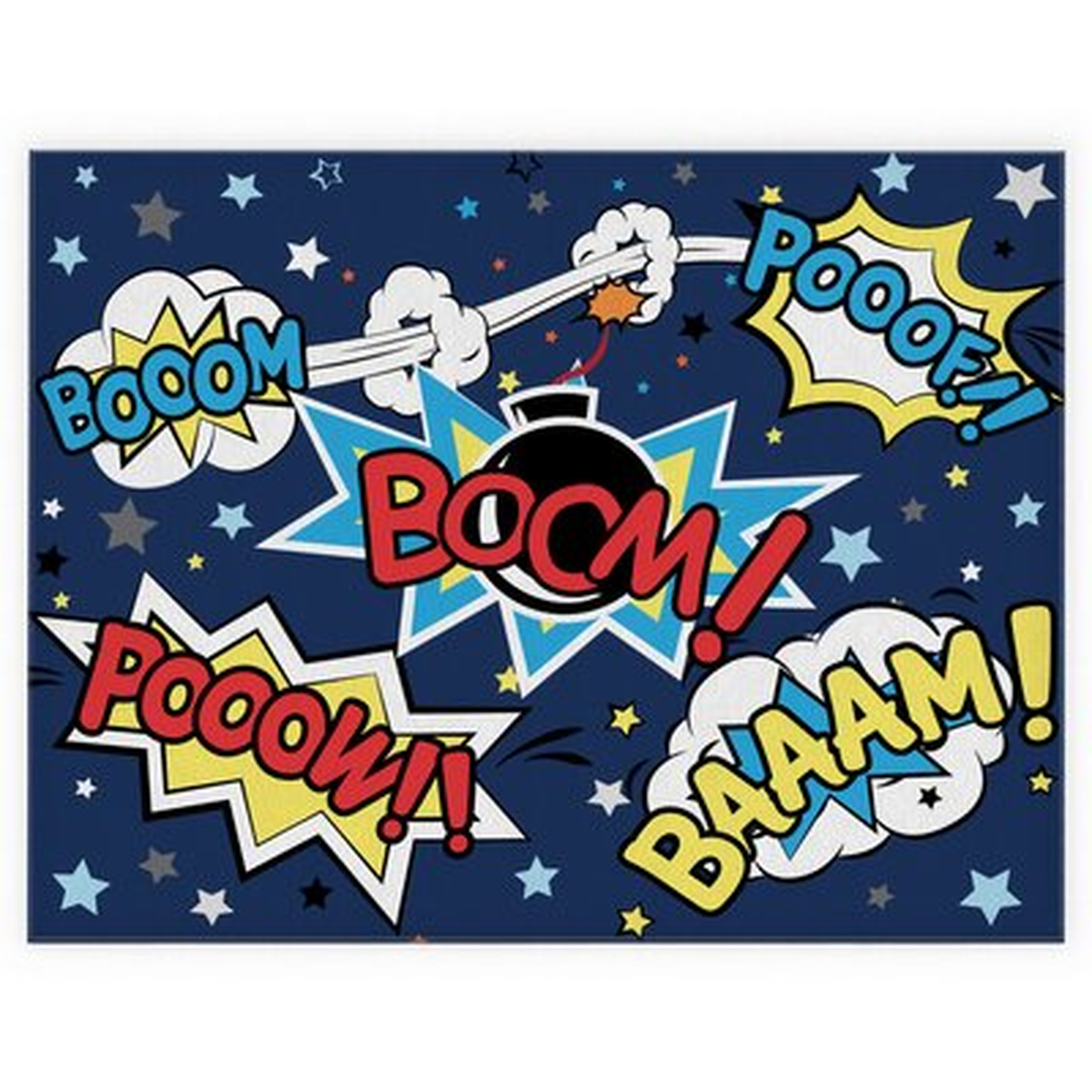 Mancini Navy/Red Area Rug - Wayfair