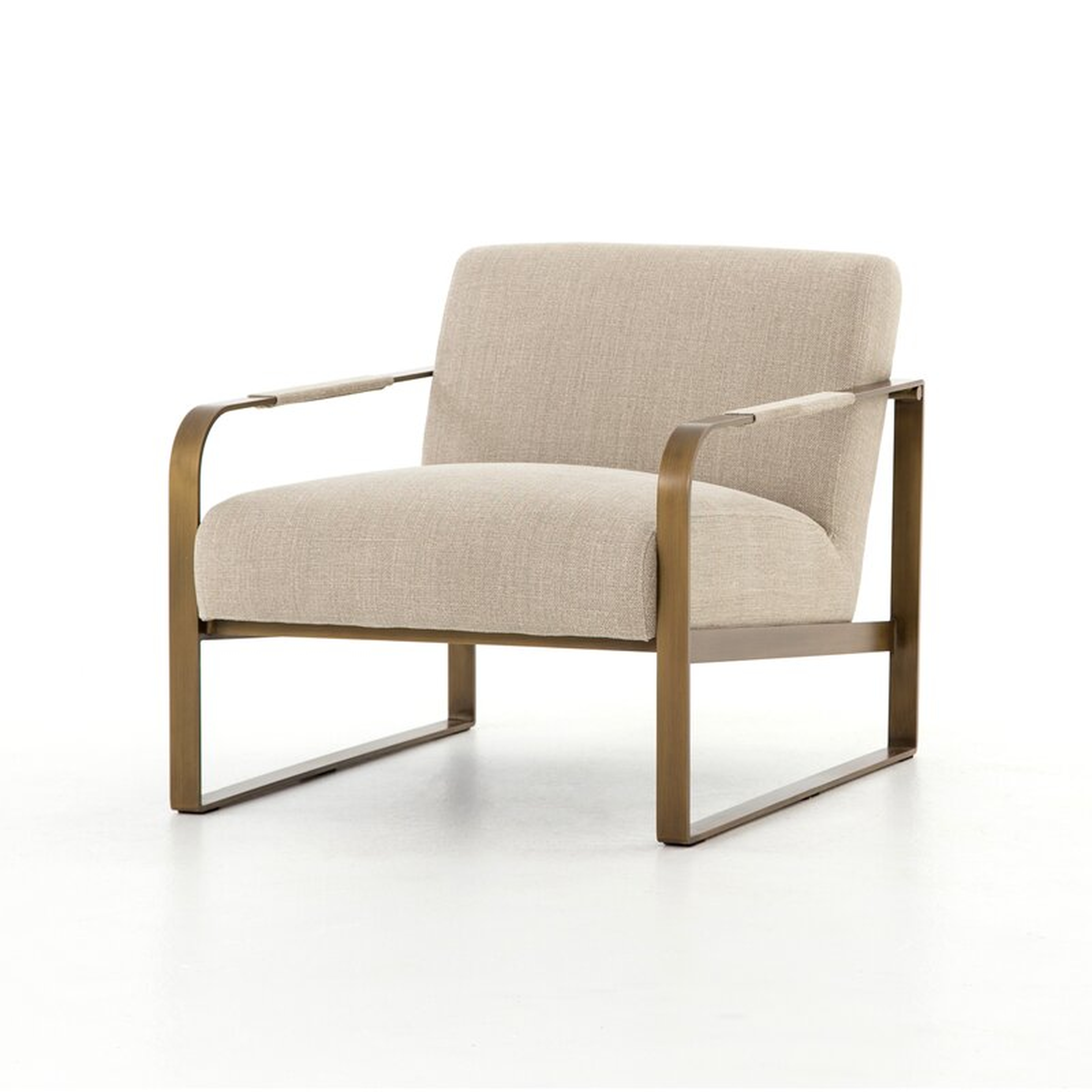 Four Hands Irondale Armchair Upholstery Color: Beige - Perigold