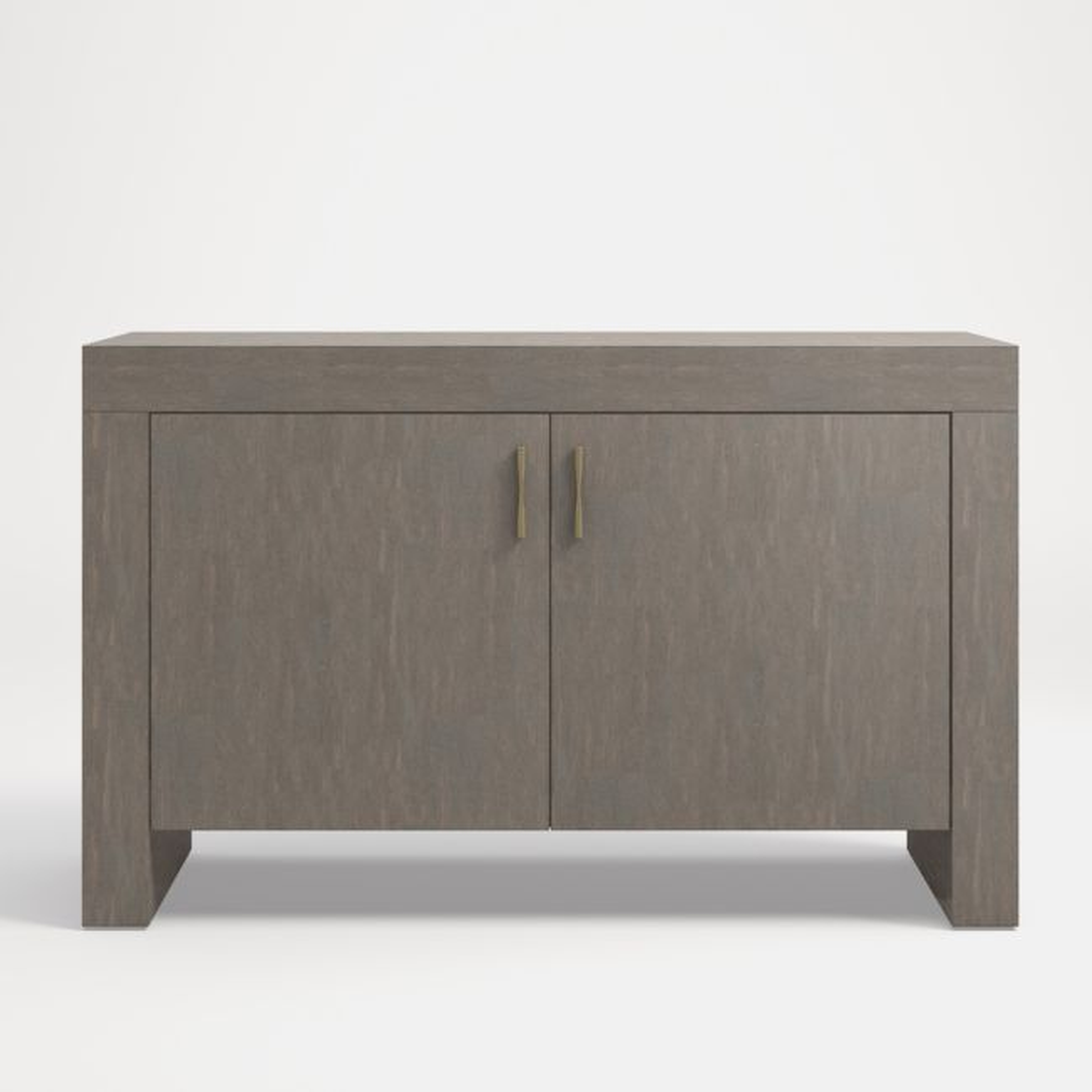 Waterfall Dove Grey Storage Cabinet - Crate and Barrel