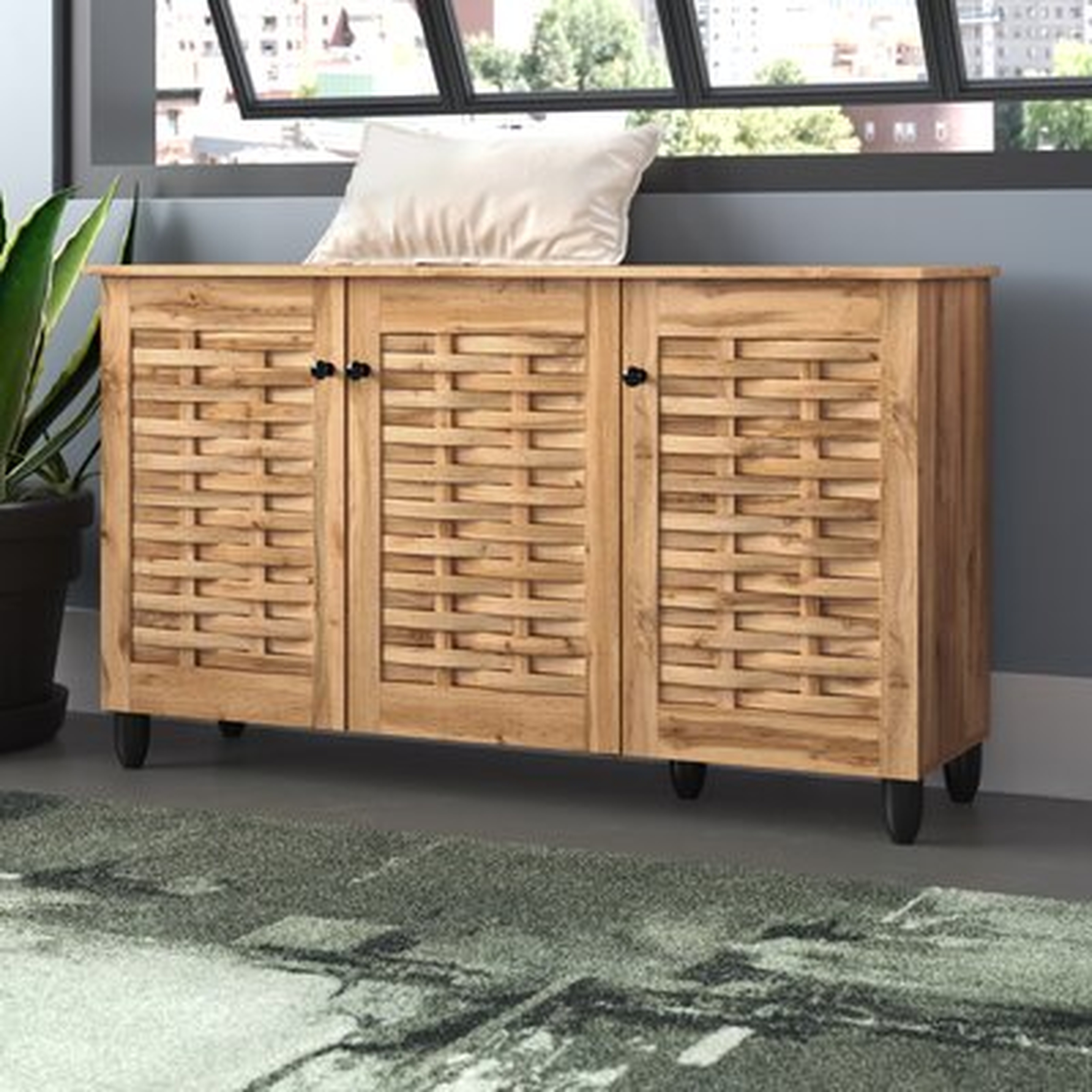 Winda 12 Pair Shoe Storage Cabinet - Wayfair