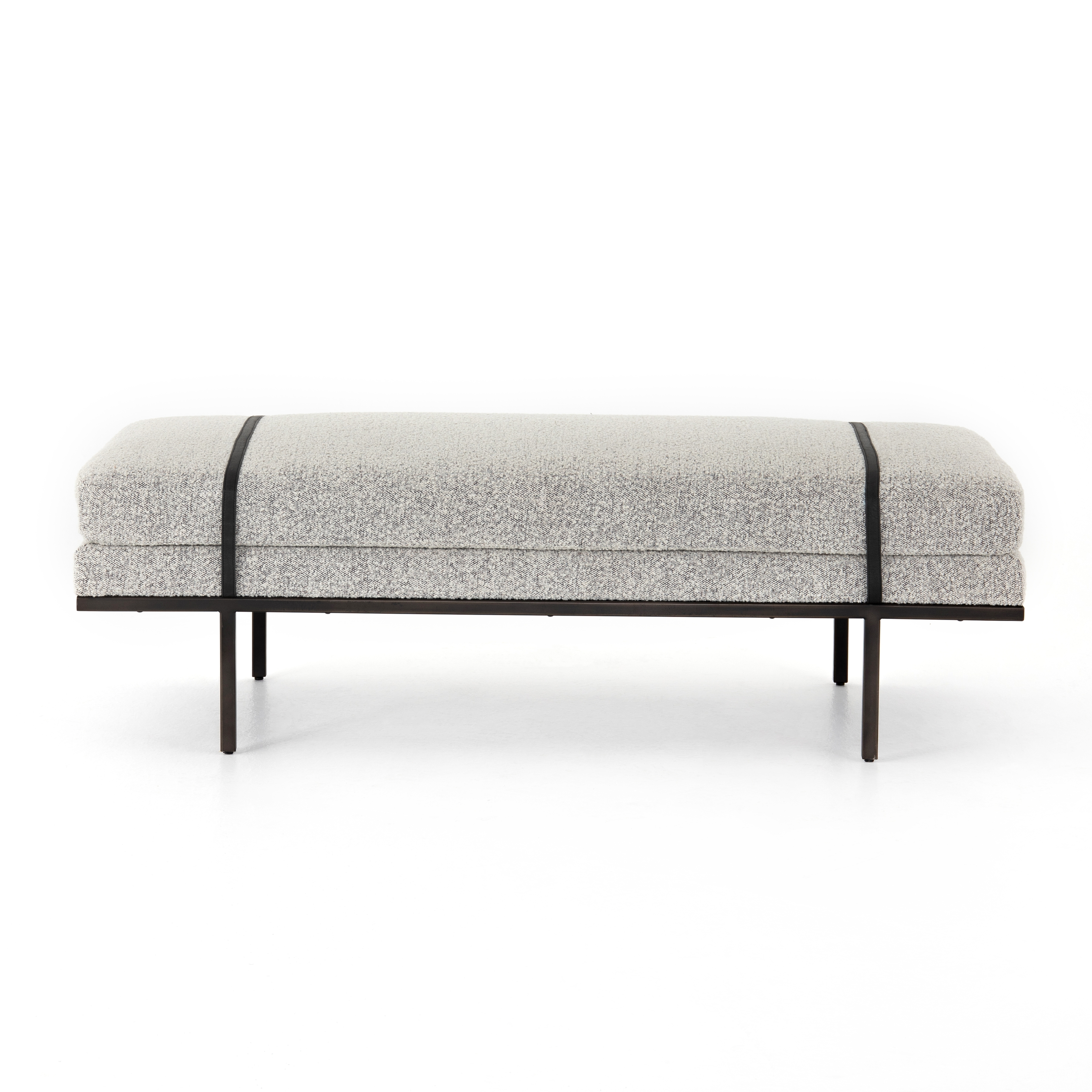 Harris Accent Bench-Knoll Domino - Four Hands