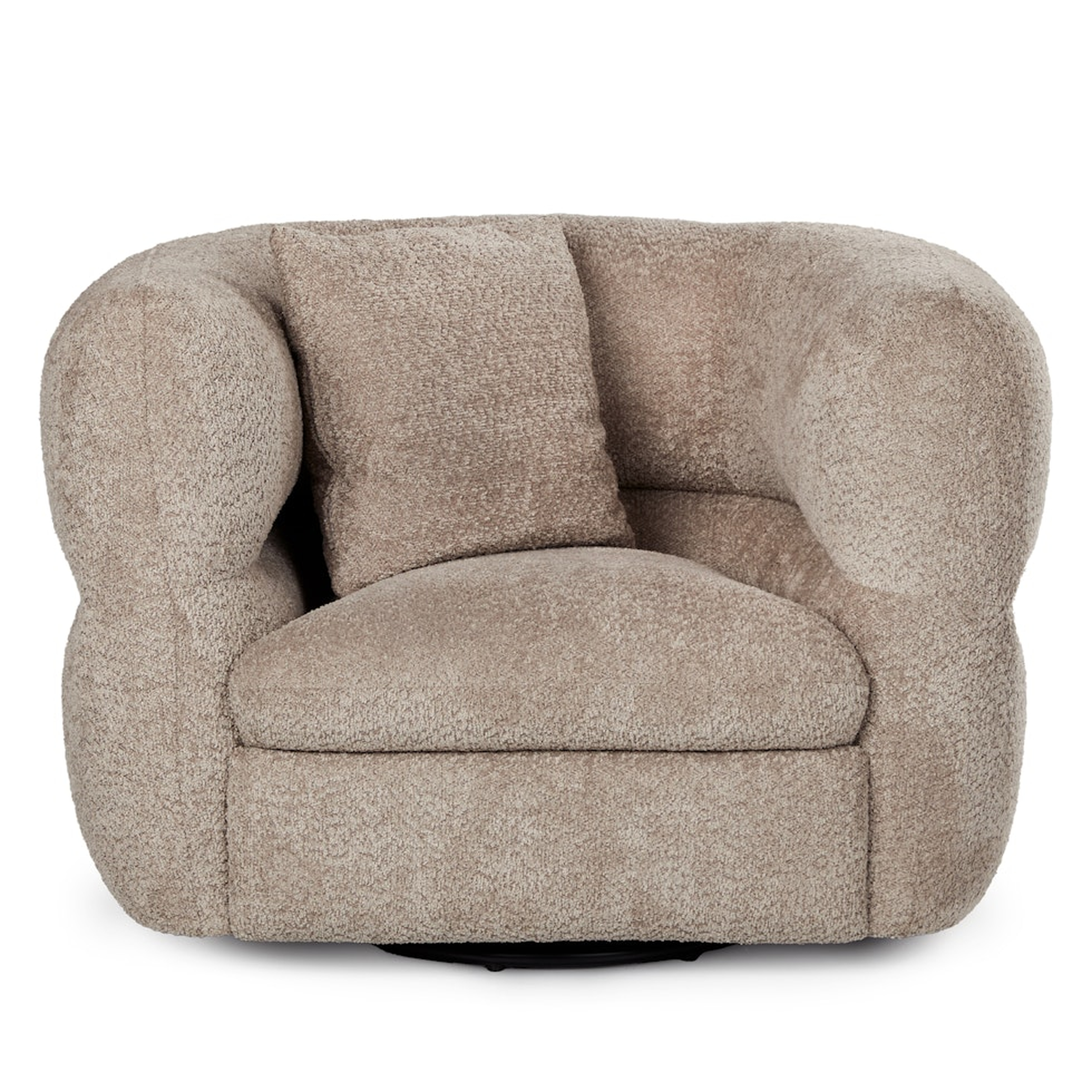 Quinn 40.5" Swivel Lounge Chair - Nouna Mushroom - Article