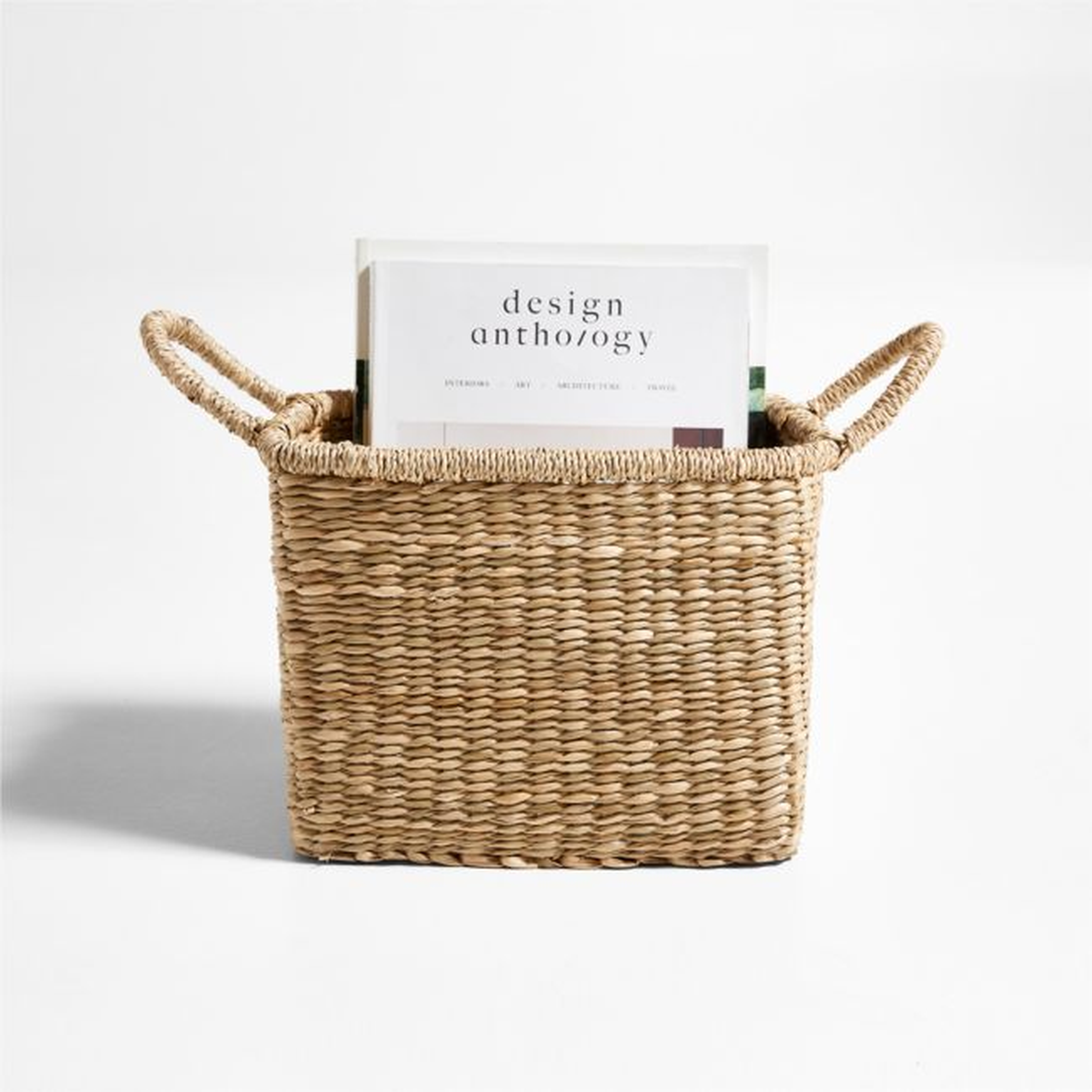 Vonne Small Square Decorative Basket - Crate and Barrel