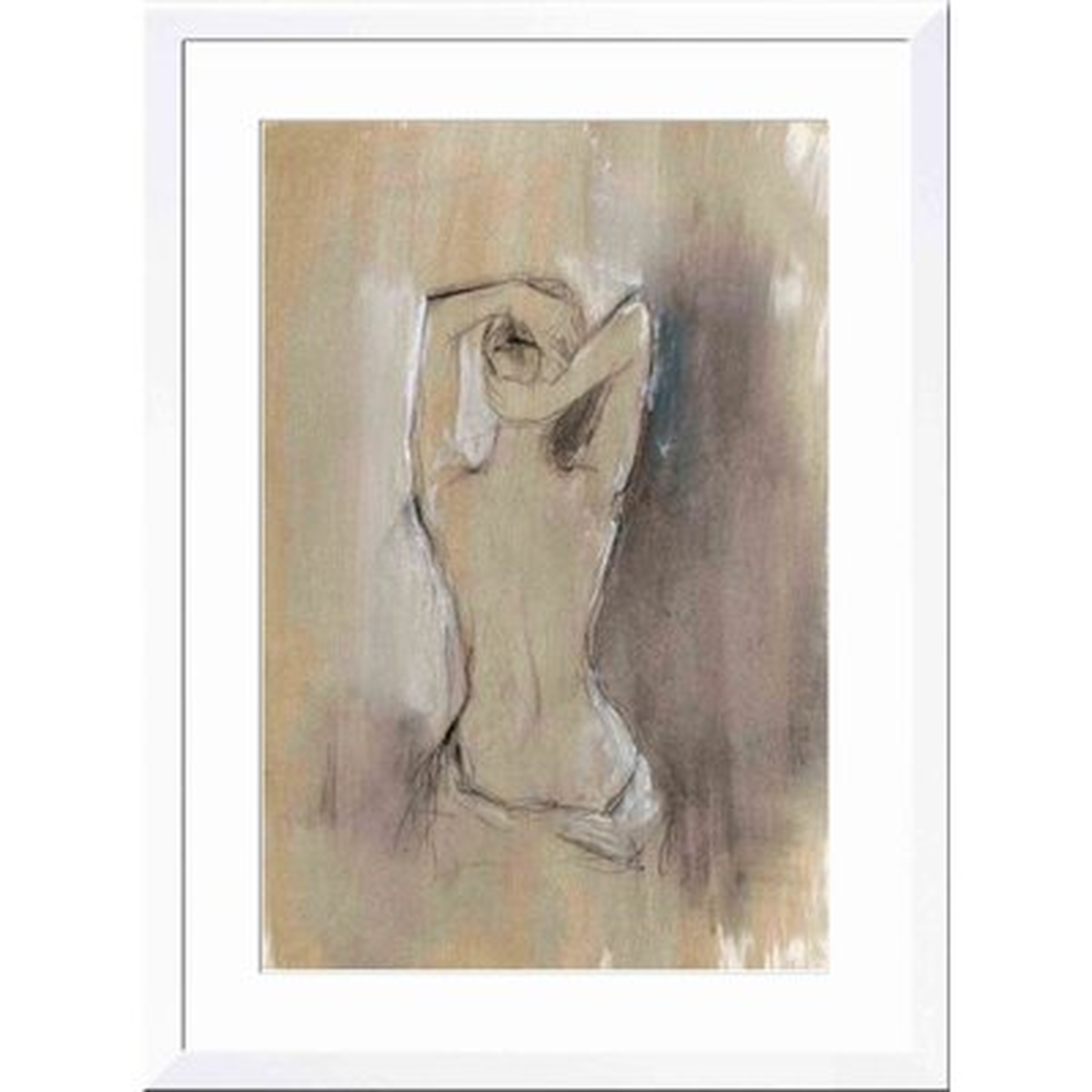 Contemporary Draped Figure I by Ethan Harper - Picture Frame Painting - Wayfair