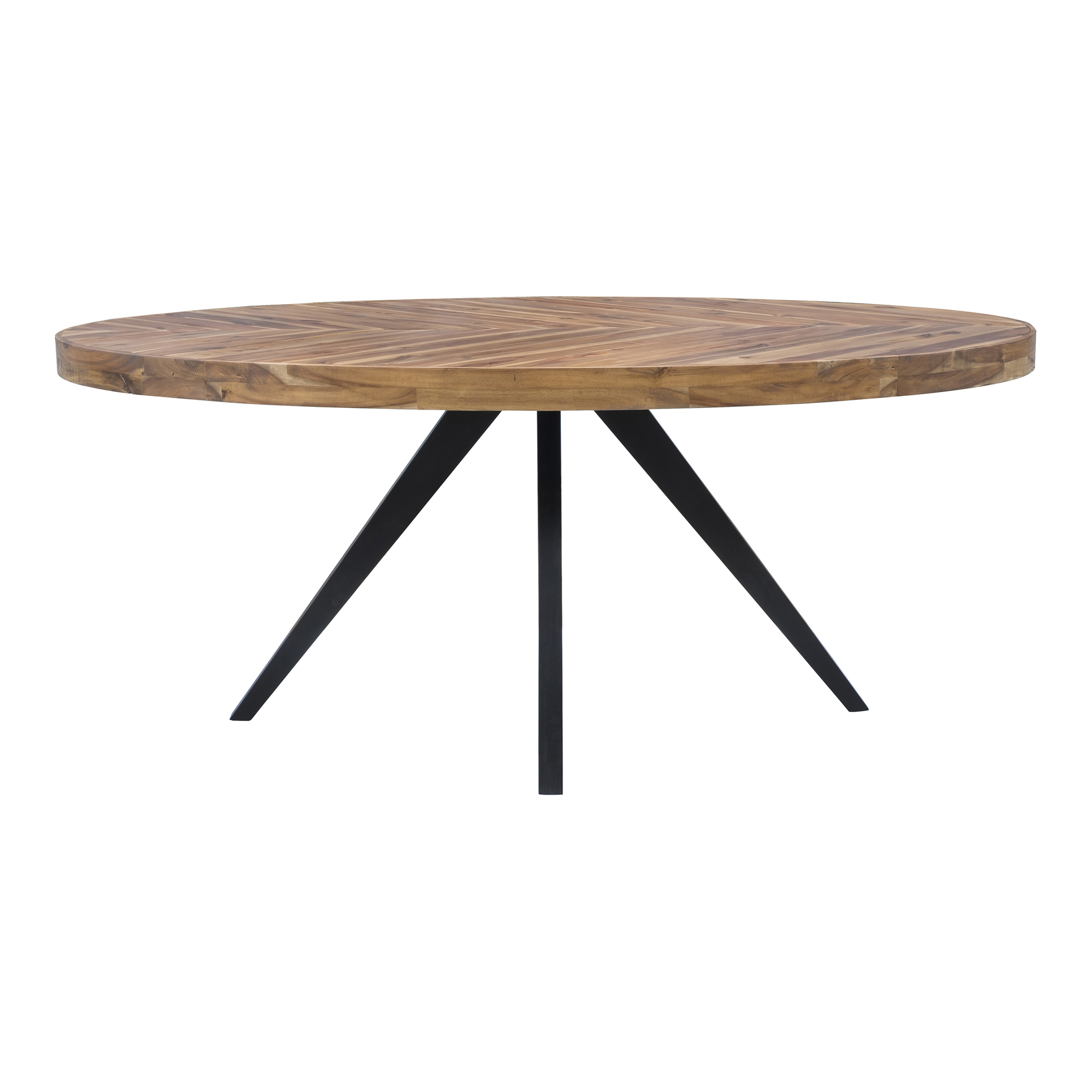 Parq Oval Dining Table Amber - Moes Home Collection