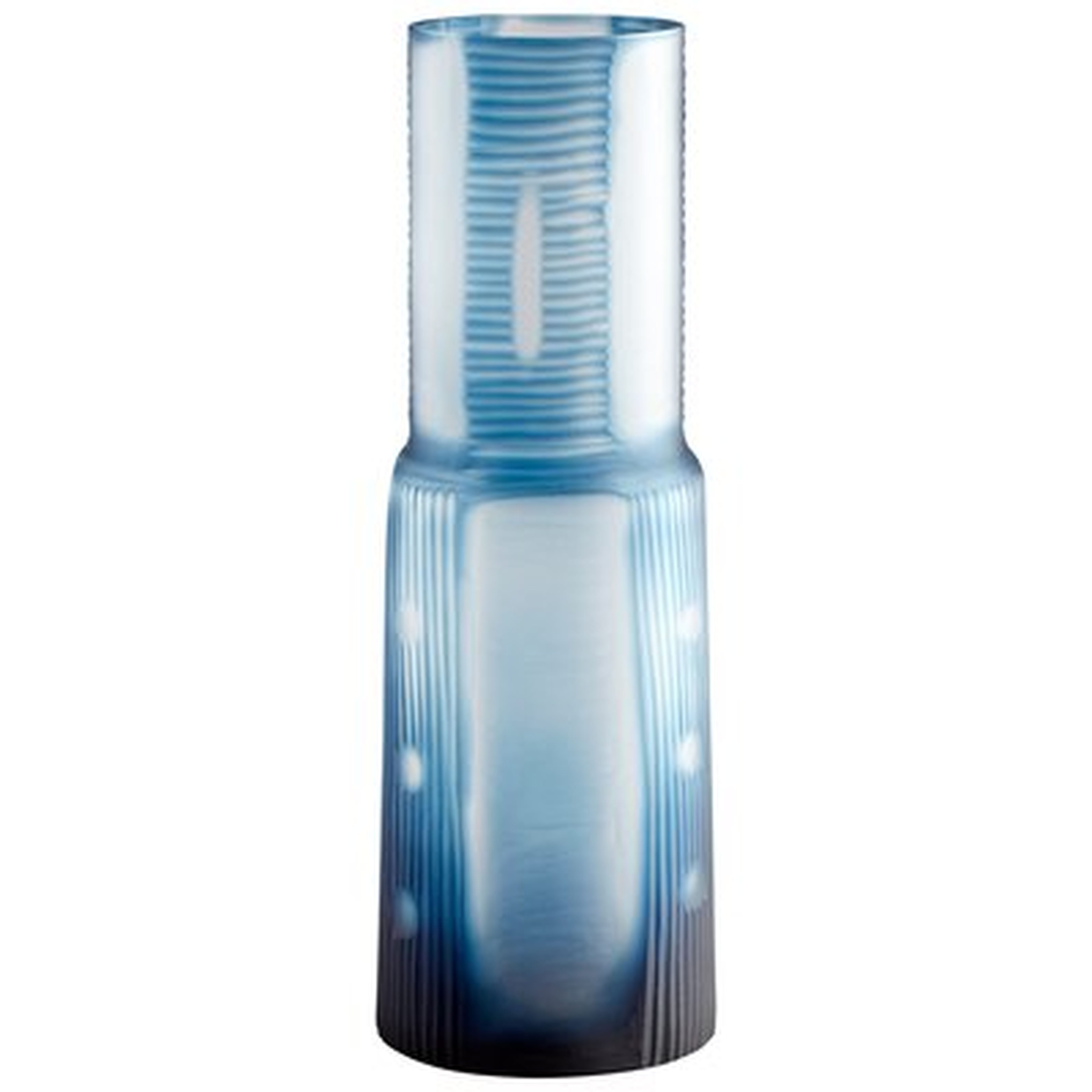 Olmsted Blue Glass Table Vase - Wayfair