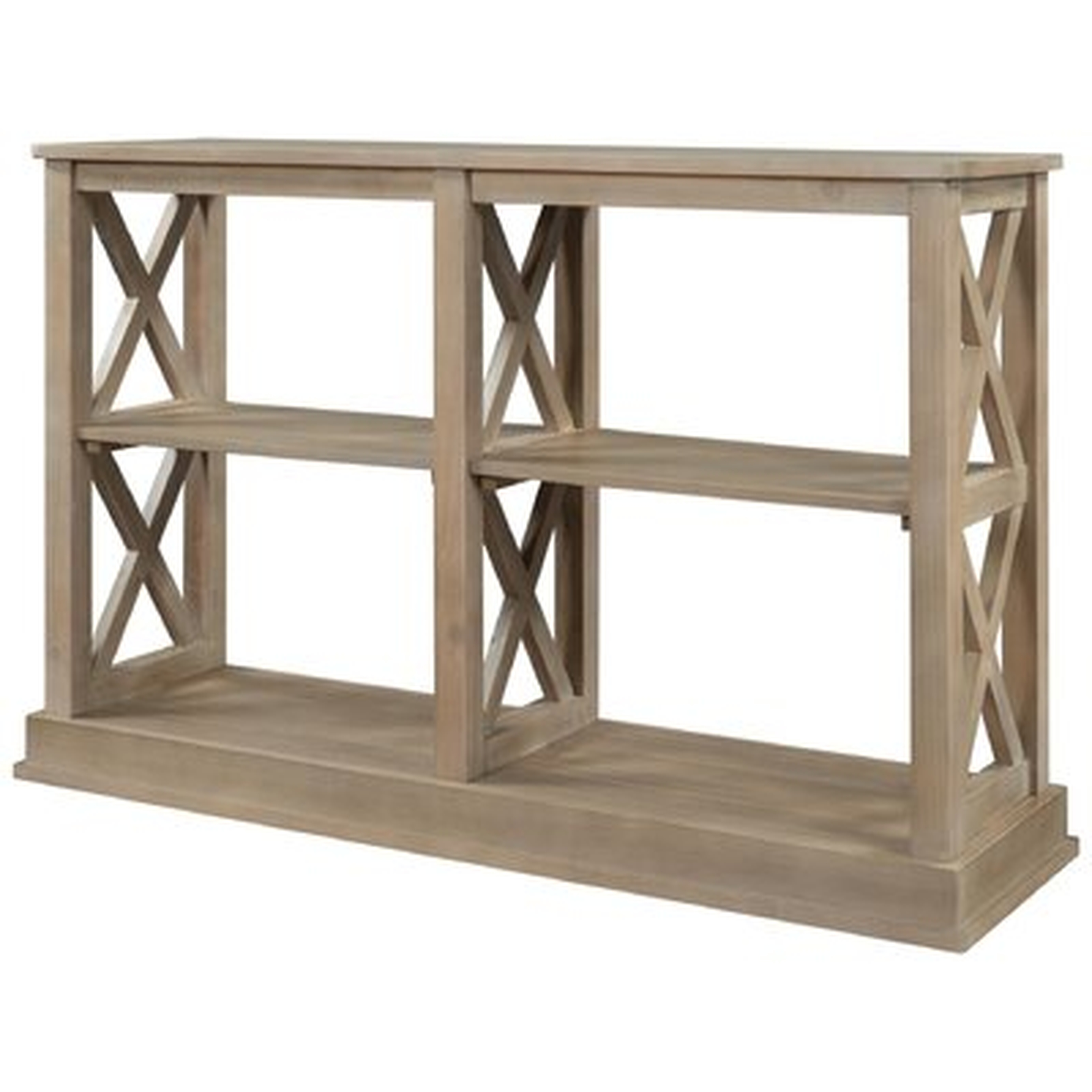 Console Table With 3-Tier Open Storage - Wayfair