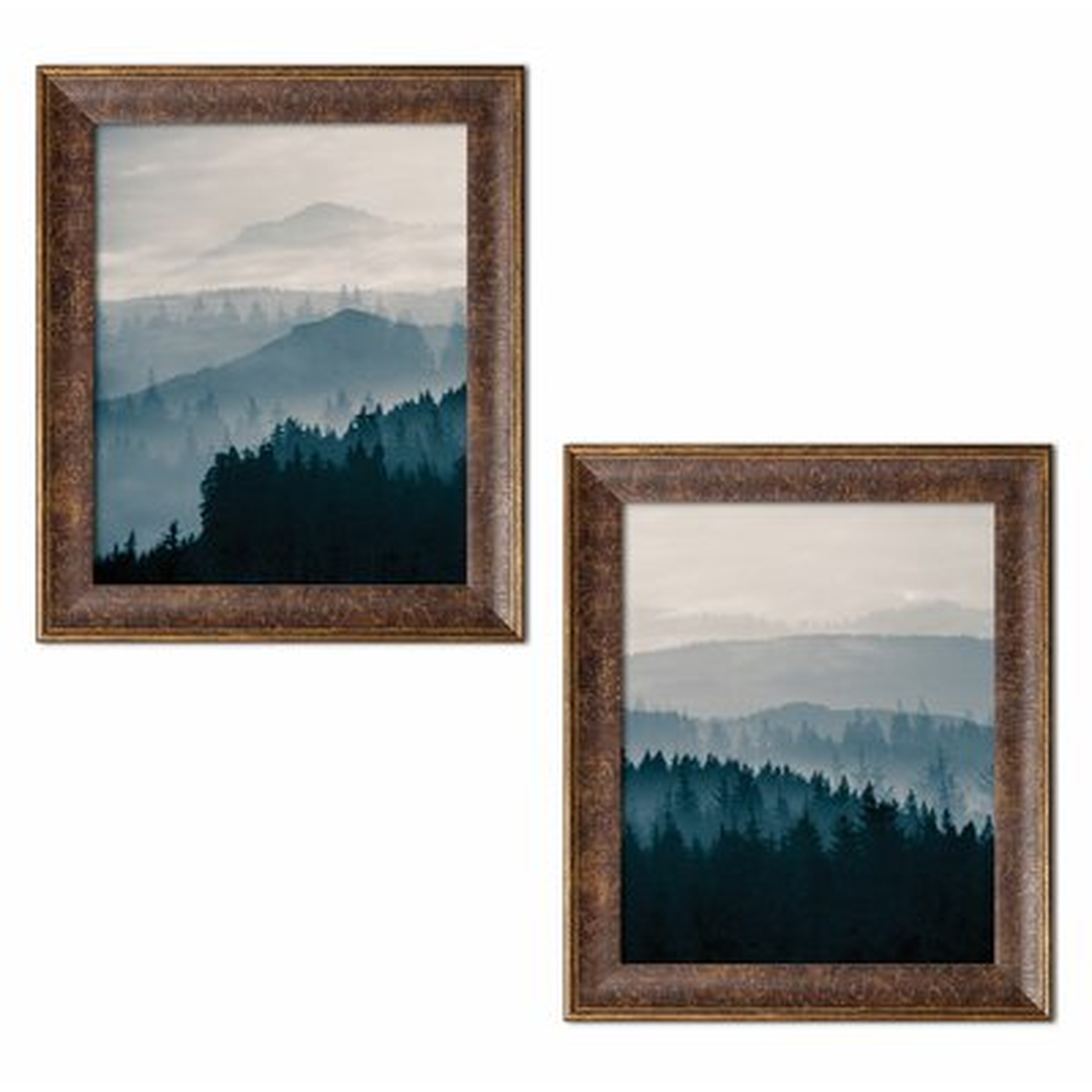 'Blue Mountains I and II' 2 Piece Photographic Print Set - Wayfair