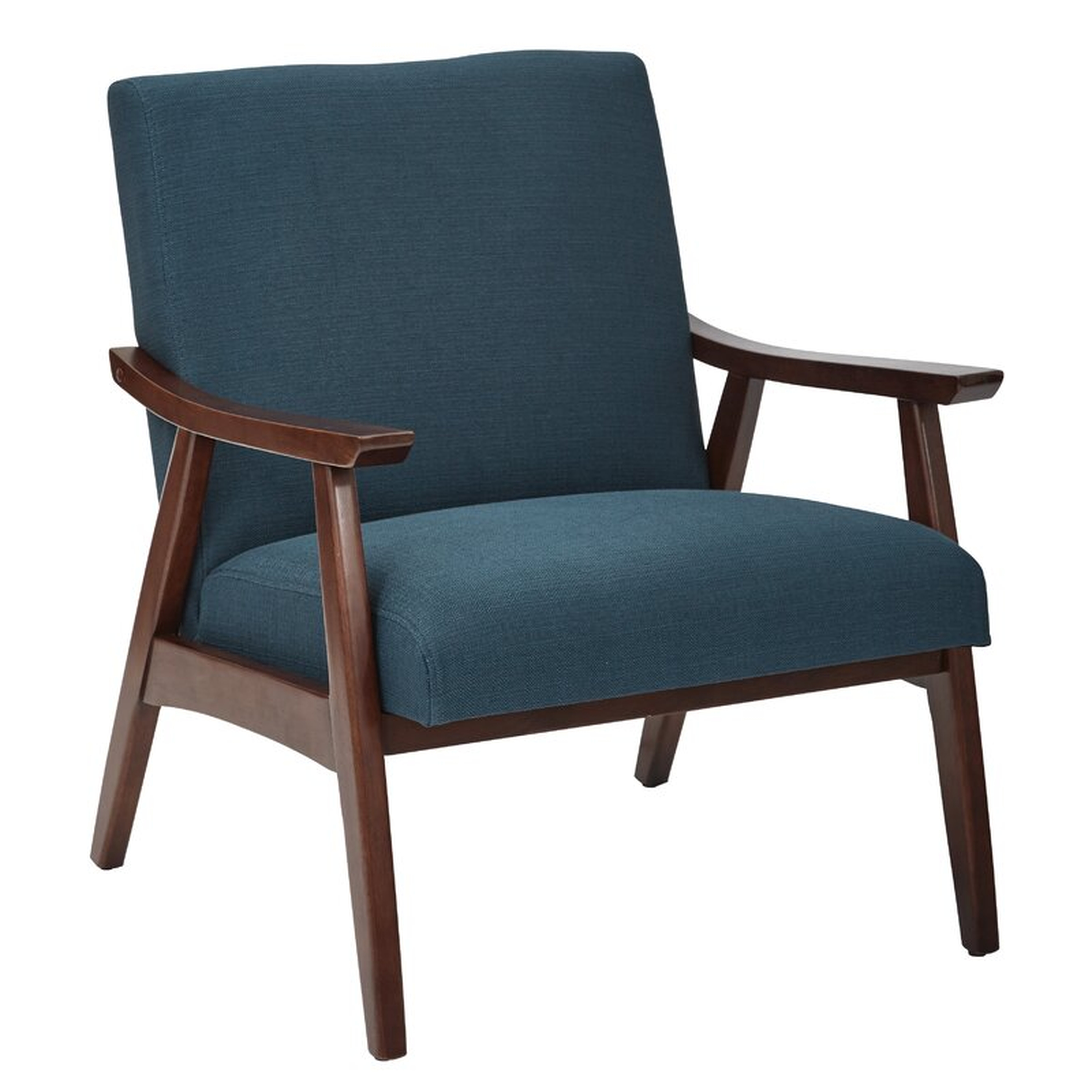 Newnan 26.5" Wide Polyester Lounge Chair, Blue - Wayfair