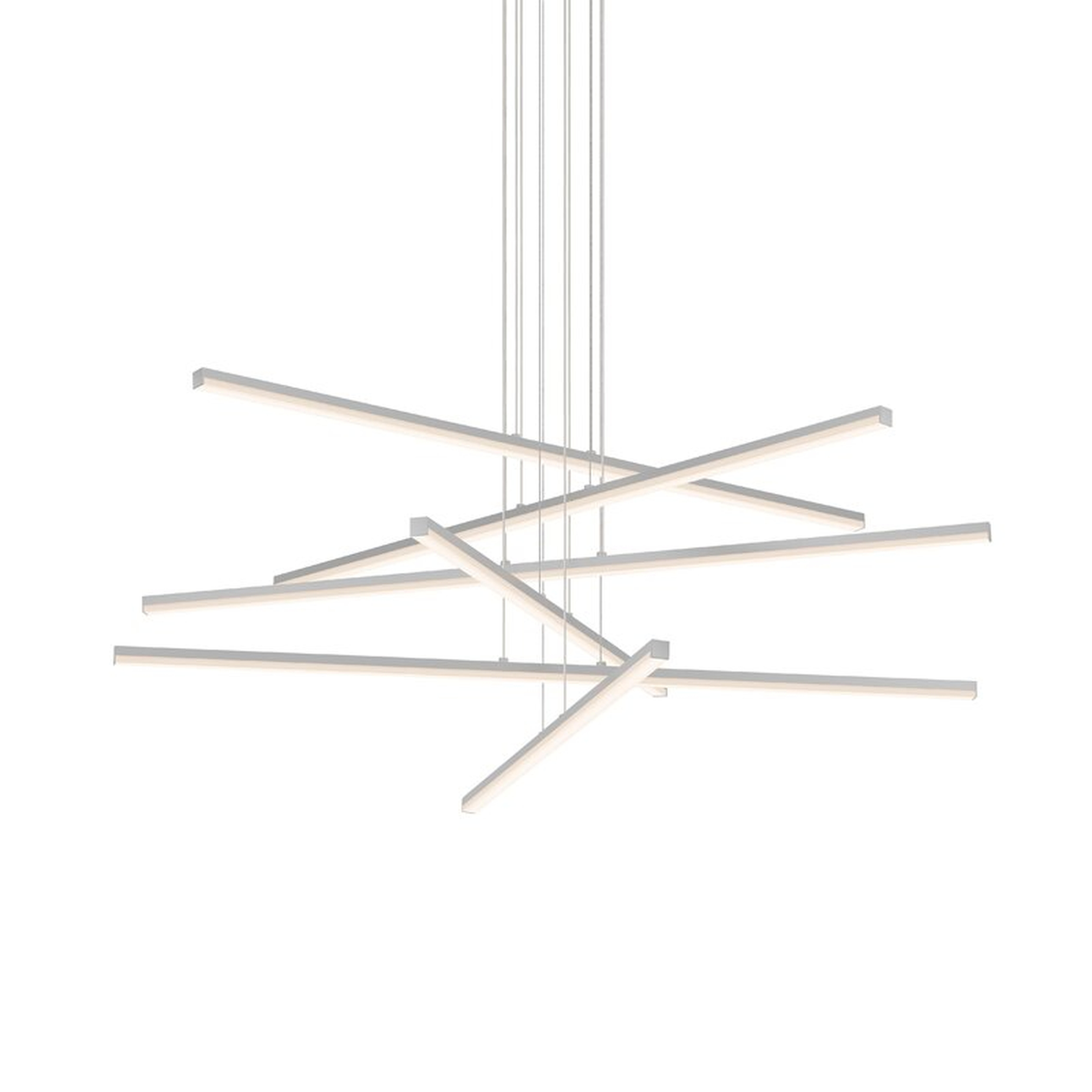 SONNEMAN Stix 6 - Light Statement Modern Linear LED Chandelier - Perigold