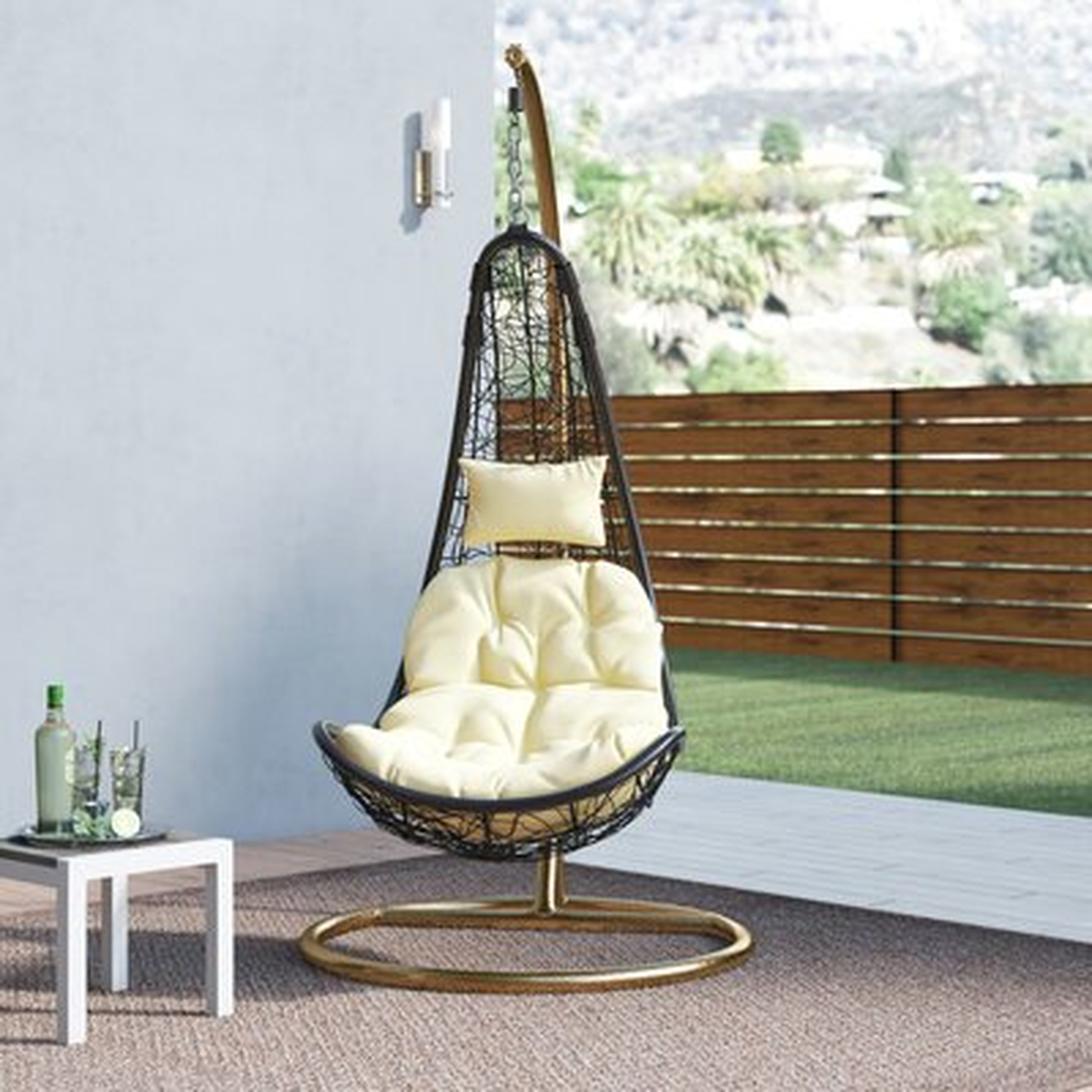 Weymouth Porch Swing with Stand - Wayfair