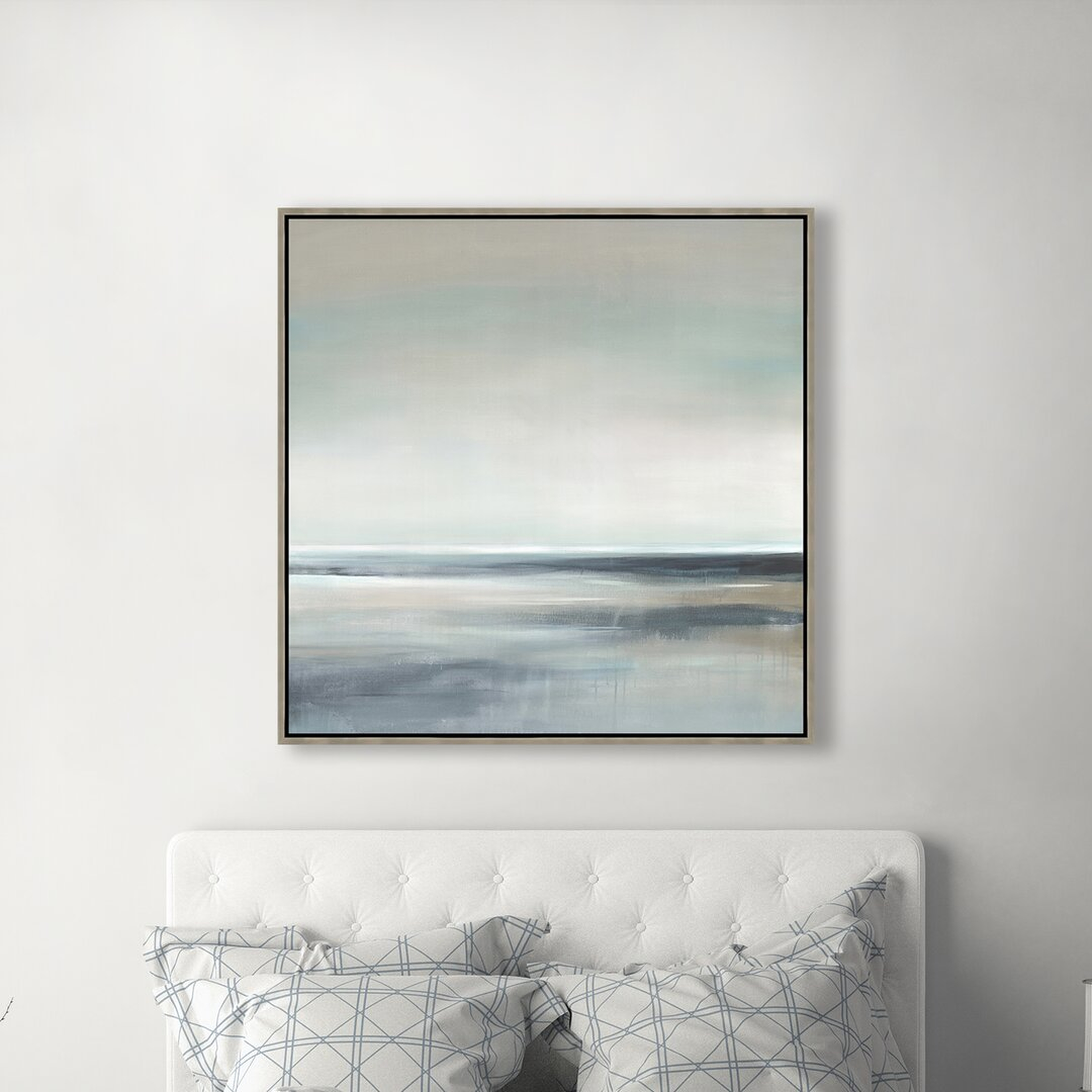 Chelsea Art Studio Cielo by D'Alessandro Léon - Floater Frame Painting on Canvas - Perigold